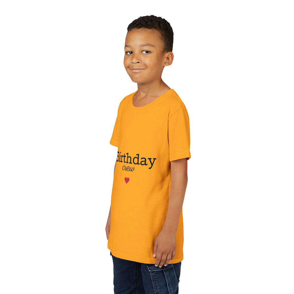 Birthday Crew Youth Tee, Fun Birthday Gift, Kids Party Shirt, Celebration Apparel, Birthday Celebration Clothing
