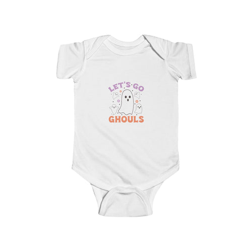 Adorable Halloween Baby Bodysuit, Let's Go Ghouls, Infant Costume, Cute Gift, Holiday Outfit, Spooky Baby Wear