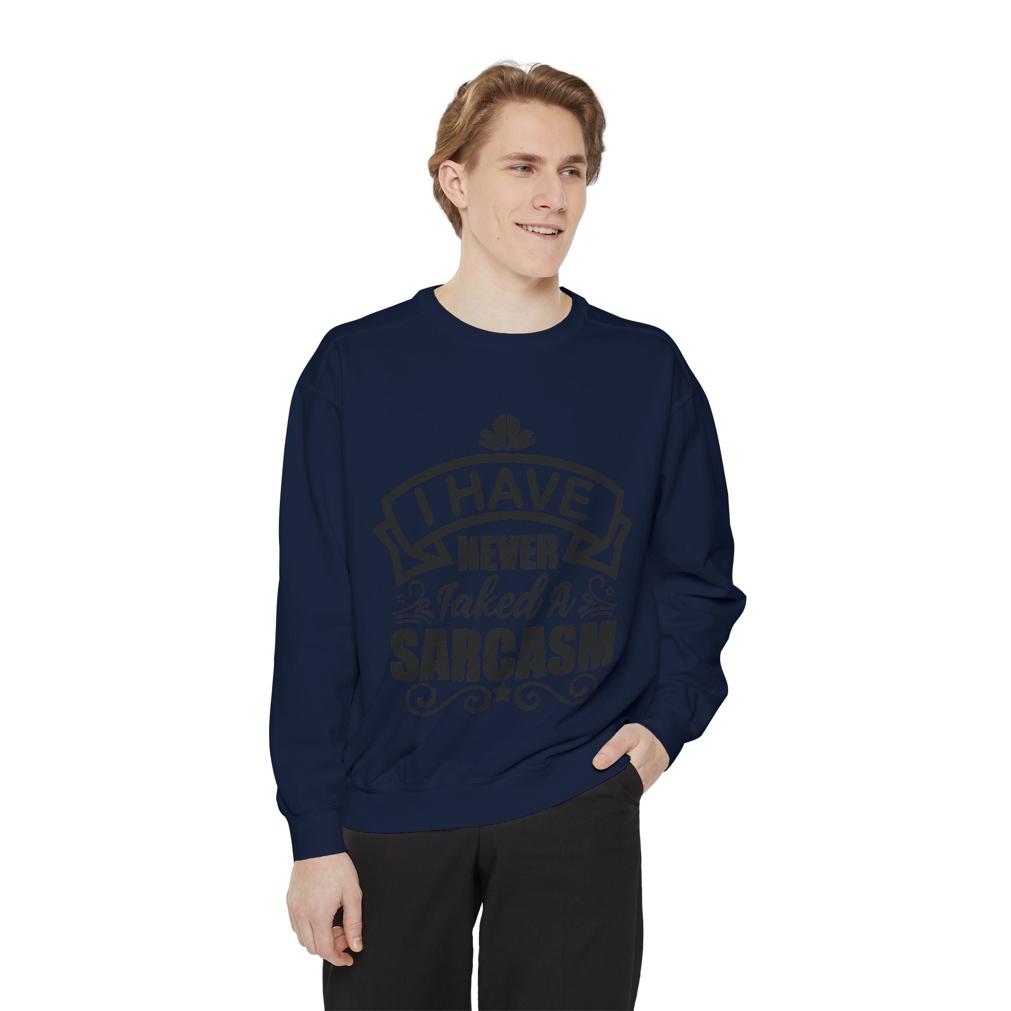 Sarcasm Sweatshirt - Funny Gift for Friends, Unisex Crewneck, Casual Wear, Cozy Style, Humor Apparel