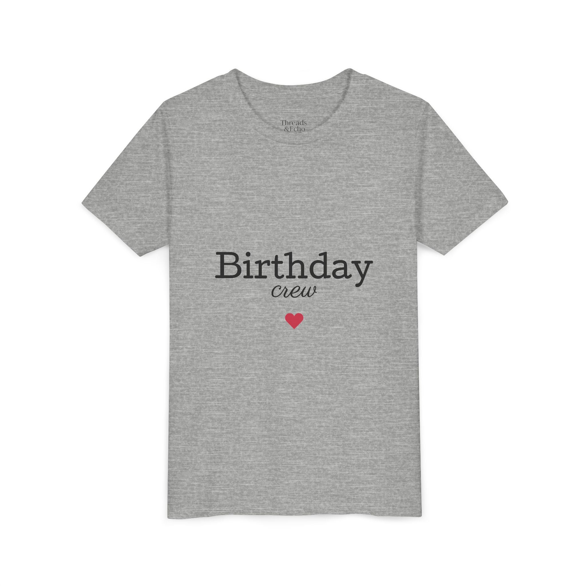Birthday Crew Youth Tee, Fun Birthday Gift, Kids Party Shirt, Celebration Apparel, Birthday Celebration Clothing