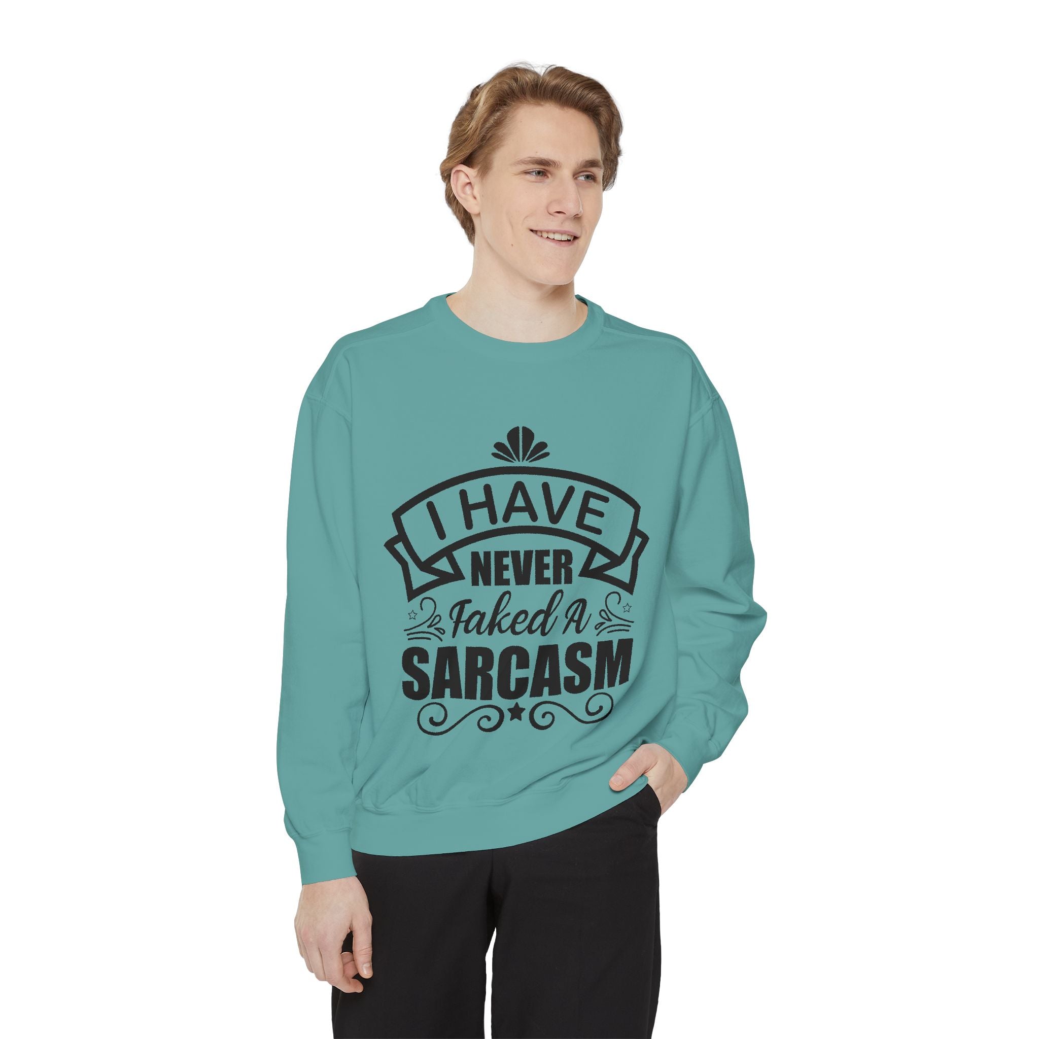 Sarcasm Sweatshirt - Funny Gift for Friends, Unisex Crewneck, Casual Wear, Cozy Style, Humor Apparel