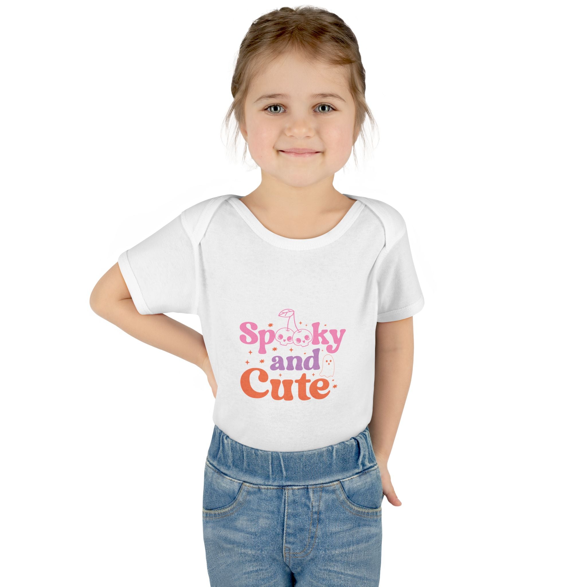 Spooky and Cute Infant Bodysuit, Baby Halloween Outfit, Cute Baby Gift, Toddler Costume, Funny Baby Apparel
