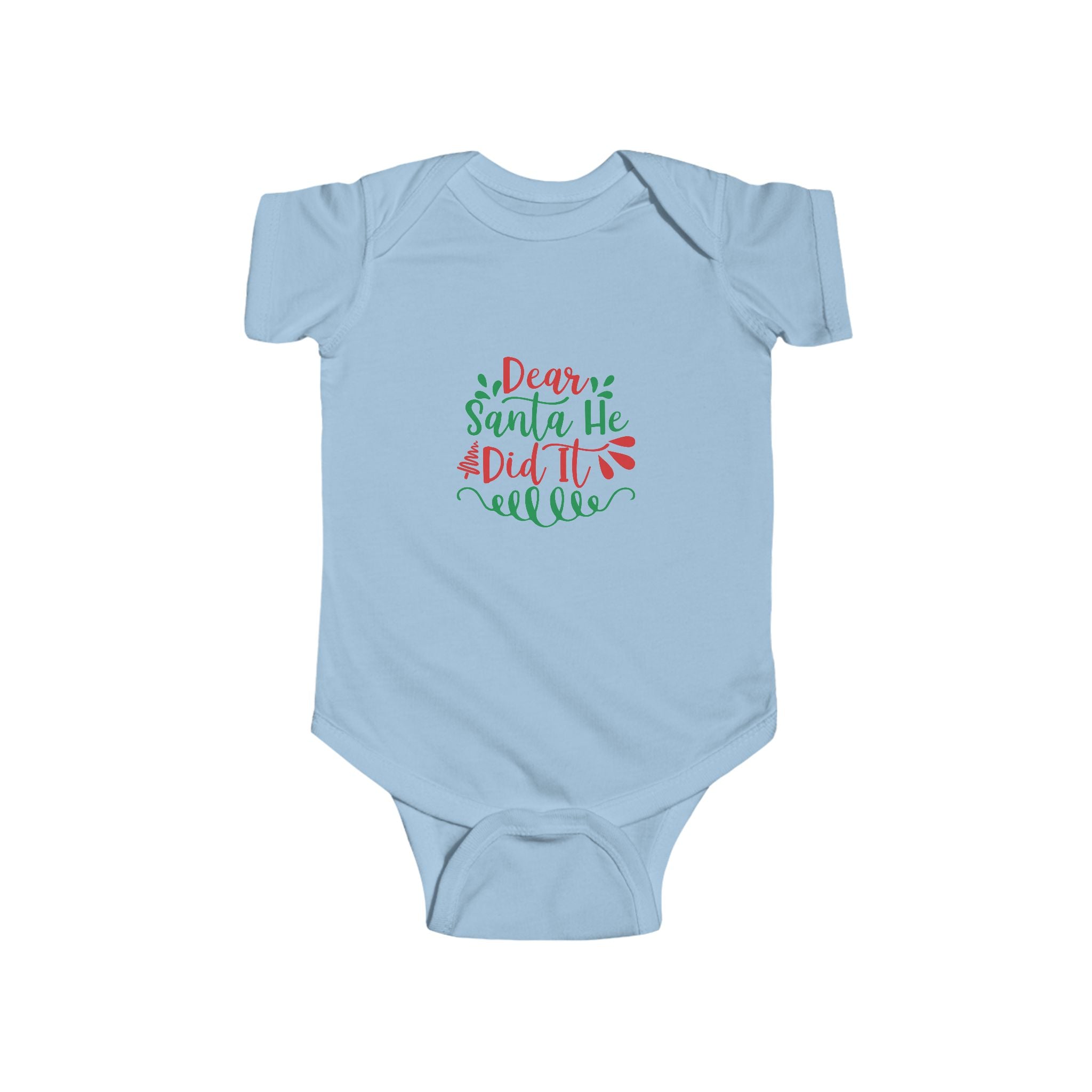 Adorable Holiday Baby Bodysuit, Infants, Christmas Gift, Newborn Outfit, Baby Shower Gift, Santa Design - Threads & Echo