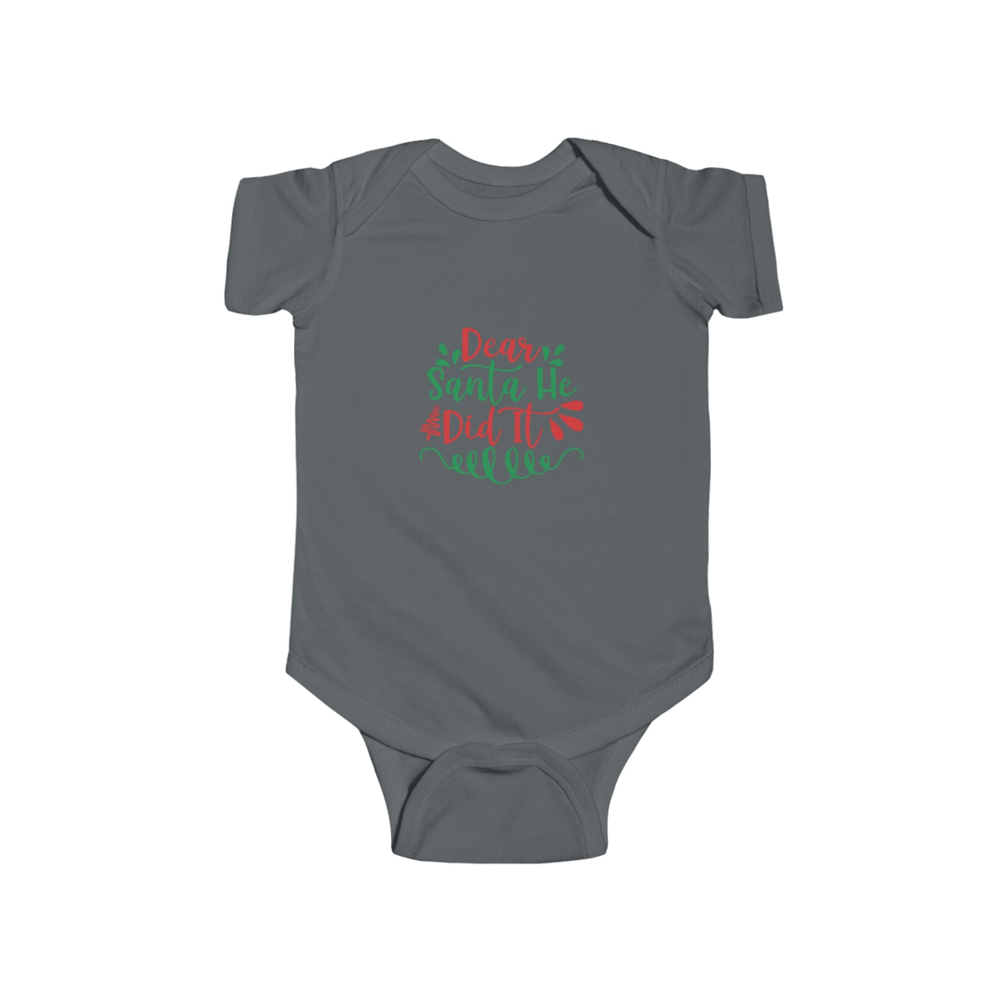 Adorable Holiday Baby Bodysuit, Infants, Christmas Gift, Newborn Outfit, Baby Shower Gift, Santa Design - Threads & Echo