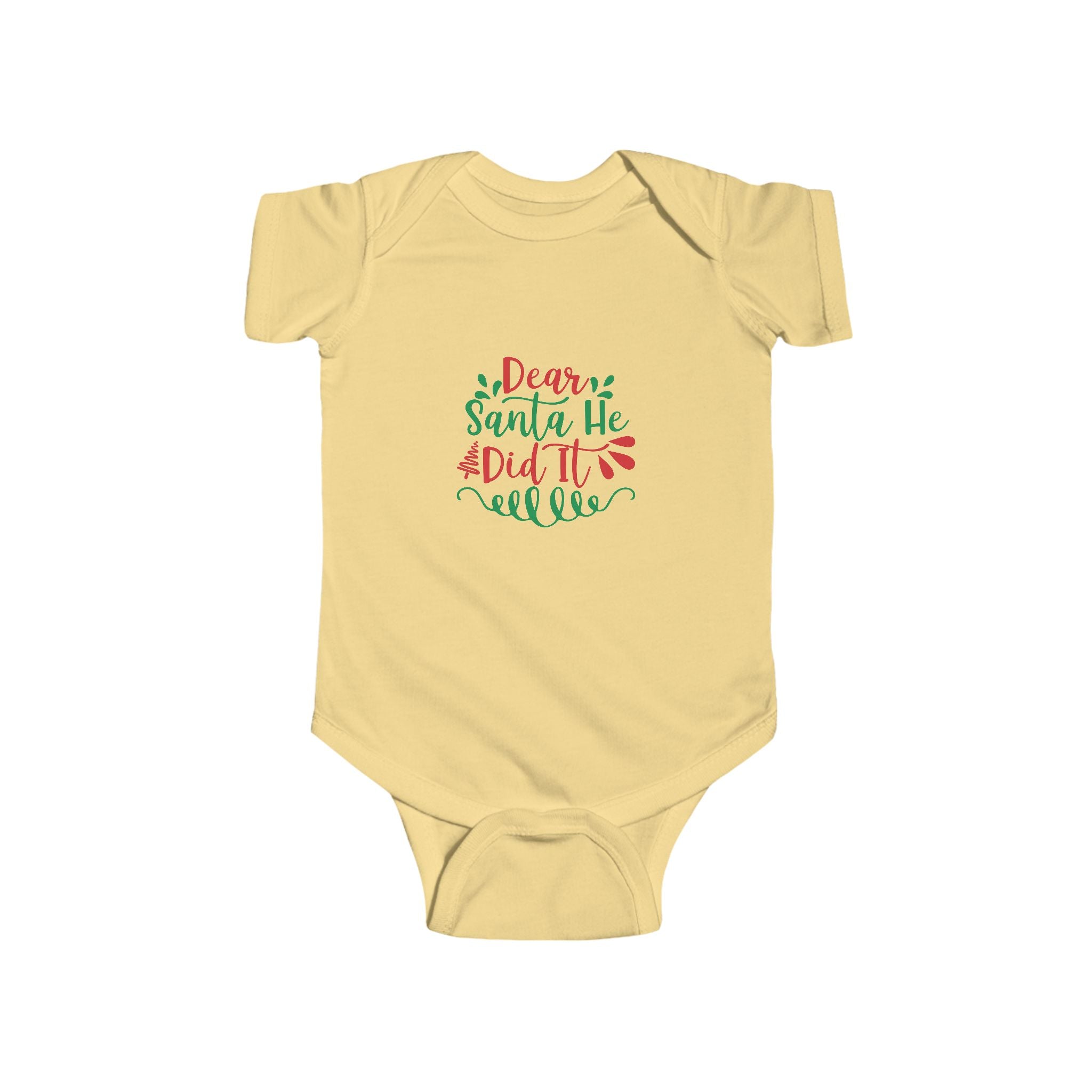 Adorable Holiday Baby Bodysuit, Infants, Christmas Gift, Newborn Outfit, Baby Shower Gift, Santa Design - Threads & Echo