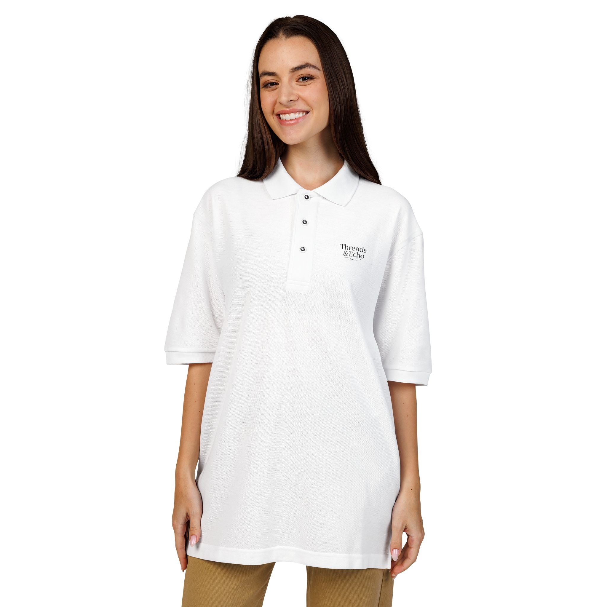 Stylish Unisex Polo Shirt with Custom Embroidery - Casual Wear, Gift for Him/Her, Summer Fashion, Everyday Essentials, Birthday Gift