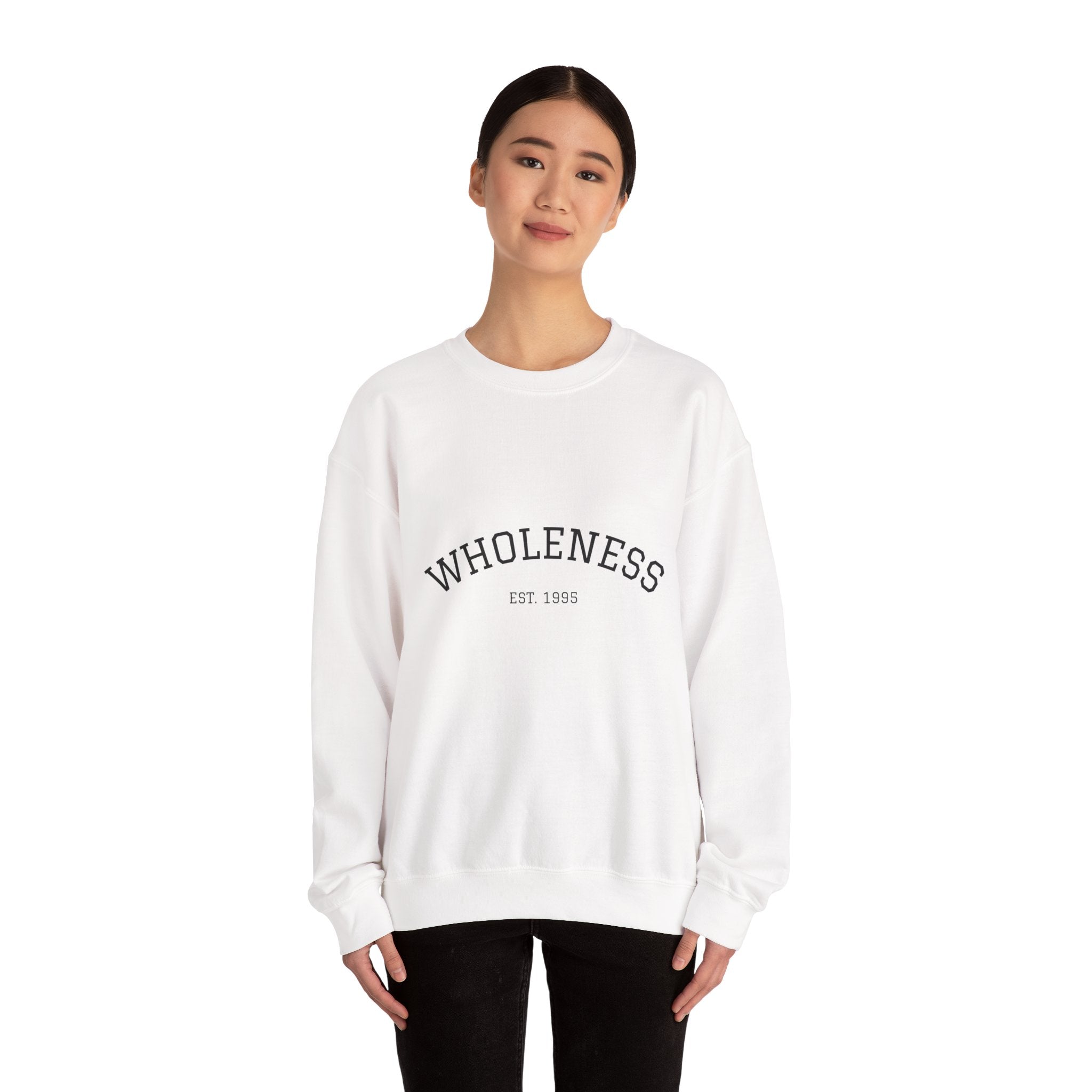Wholeness Crewneck Sweatshirt, Cozy Unisex Sweater, Gift for Mindfulness Lovers, Year-Round Comfort, Perfect for Casual Outings, Lounge Wear