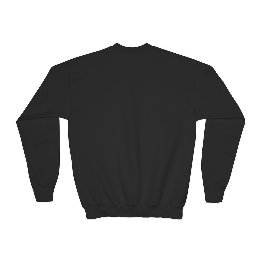 Halloween Youth Crewneck Sweatshirt, Spooky Sweatshirt, Kids Halloween Costume, Trick or Treat Gift, Fall Apparel, Cozy Halloween Clothing