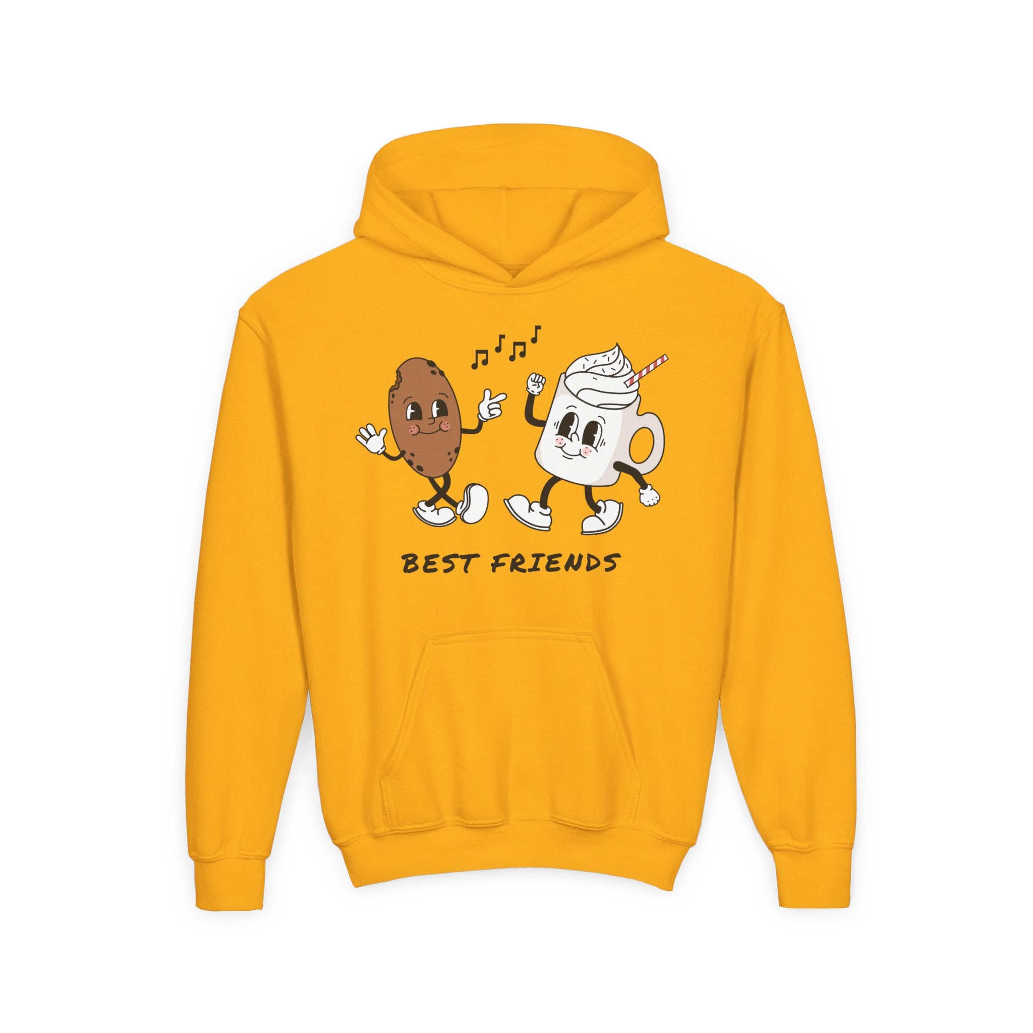 Best Friends Youth Hoodie - Cute Friendship Sweatshirt for Kids, Gift for Besties, Matching Outfit, Cozy Wear for Playdates