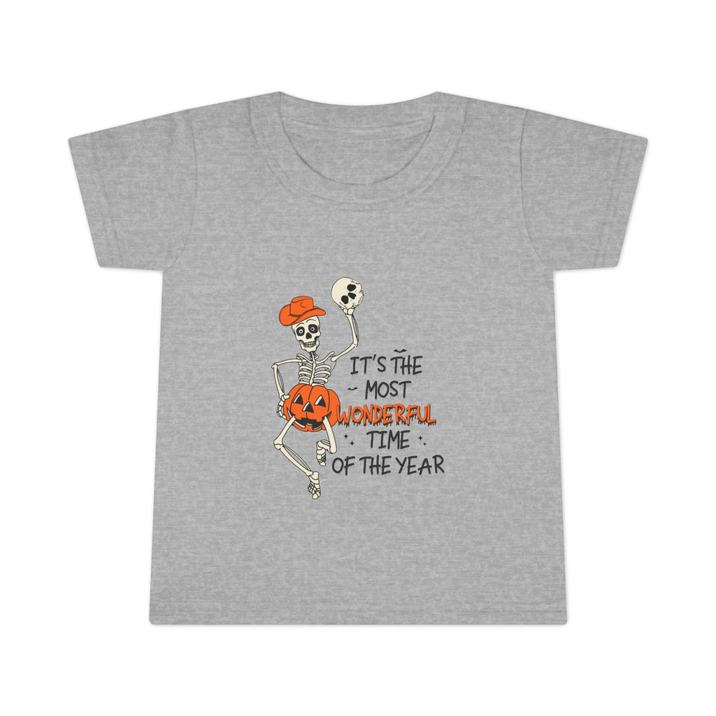 Halloween Skeleton Toddler T-Shirt, Cute Kids Costume Tee, Halloween Party Outfit, Spooky Season Apparel, Trick or Treat Shirt