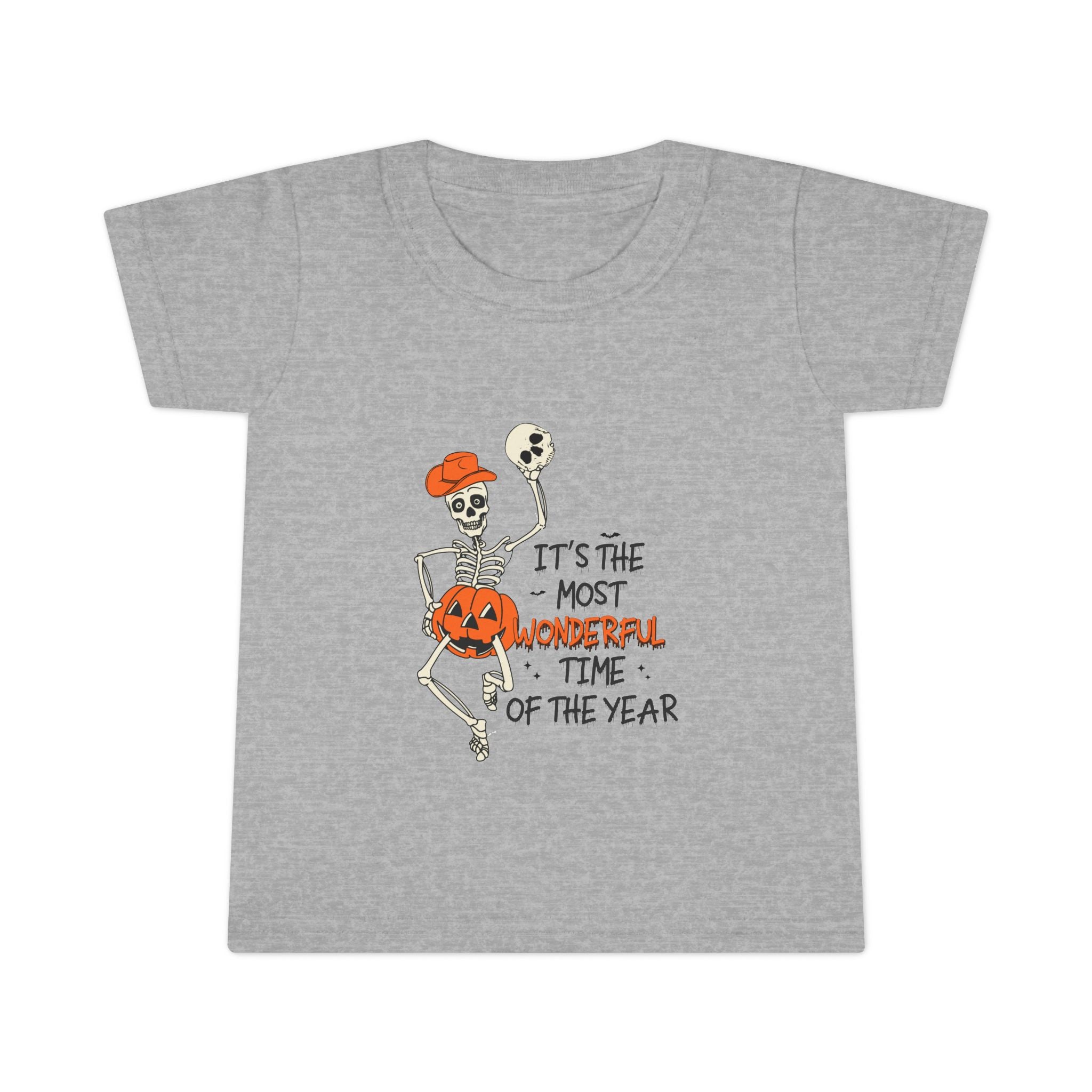 Halloween Skeleton Toddler T-Shirt, Cute Kids Costume Tee, Halloween Party Outfit, Spooky Season Apparel, Trick or Treat Shirt