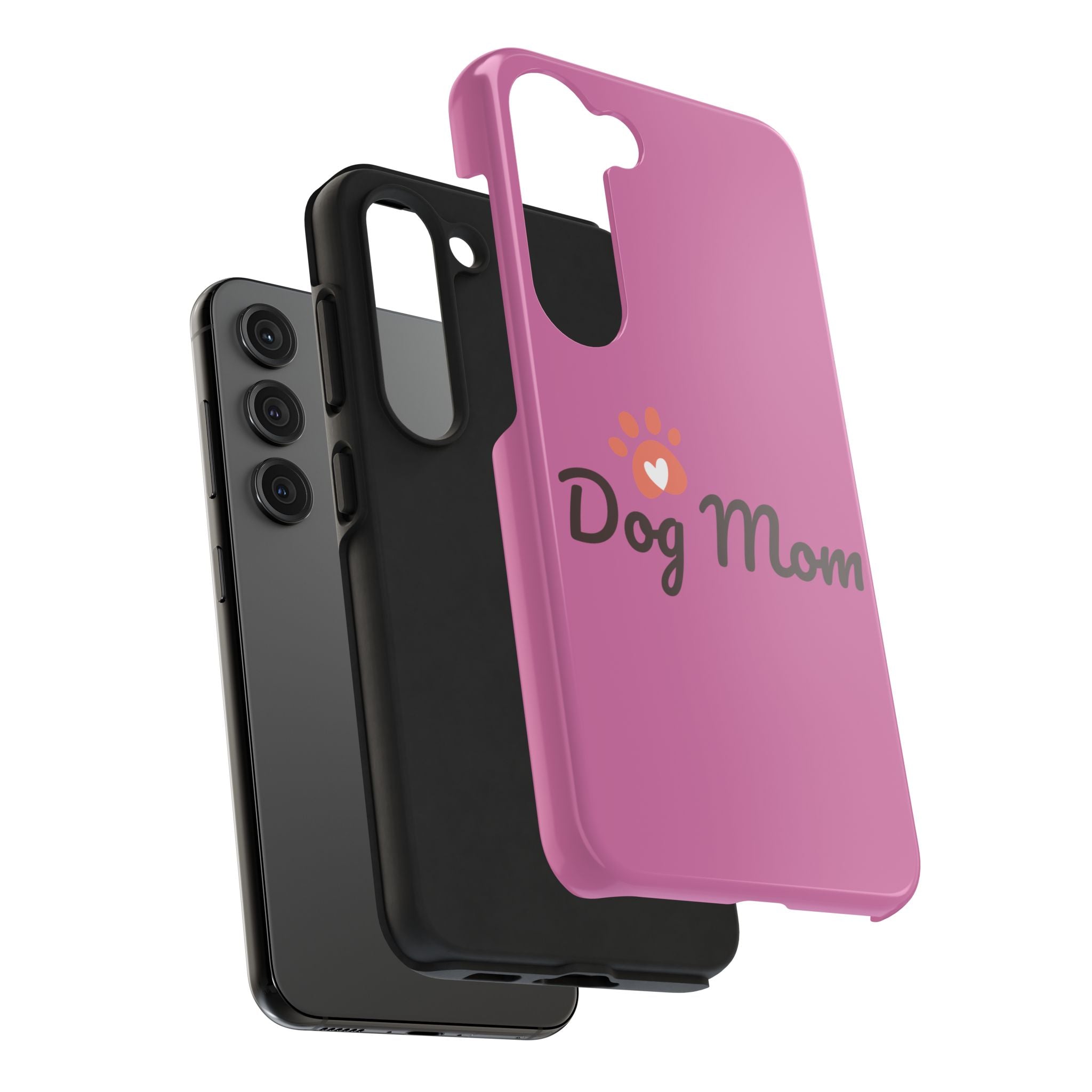Dog Mom Phone Cases, Protective Cases for Pet Lovers, Gifts for Dog Owners, Cute Pink Cases, Dog Lover Accessories