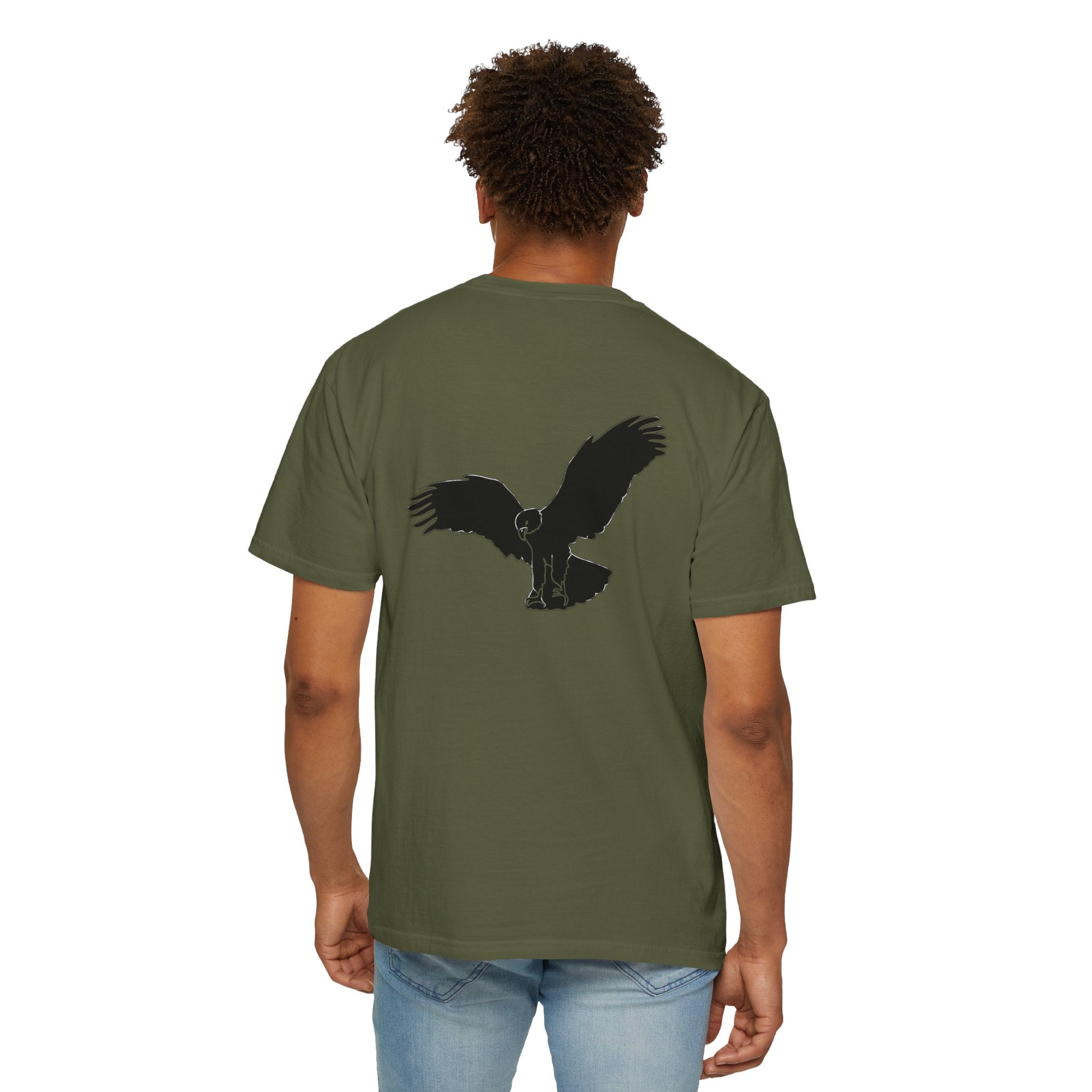 Flying Hawk Graphic Tee - Perfect for Nature Lovers, Outdoor Adventures, Casual Wear, Gift for Bird Enthusiasts, Eco-Friendly Fashion