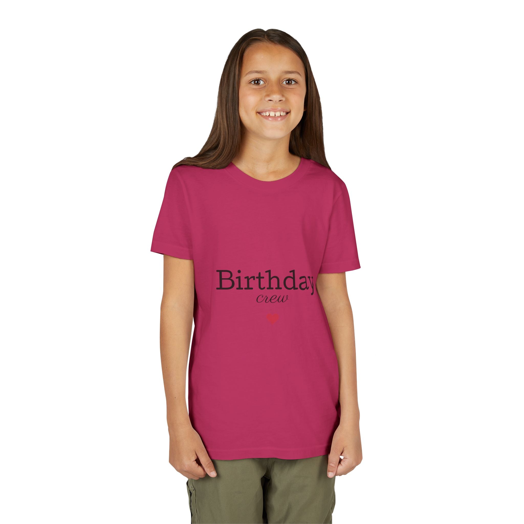Birthday Crew Youth Tee, Fun Birthday Gift, Kids Party Shirt, Celebration Apparel, Birthday Celebration Clothing