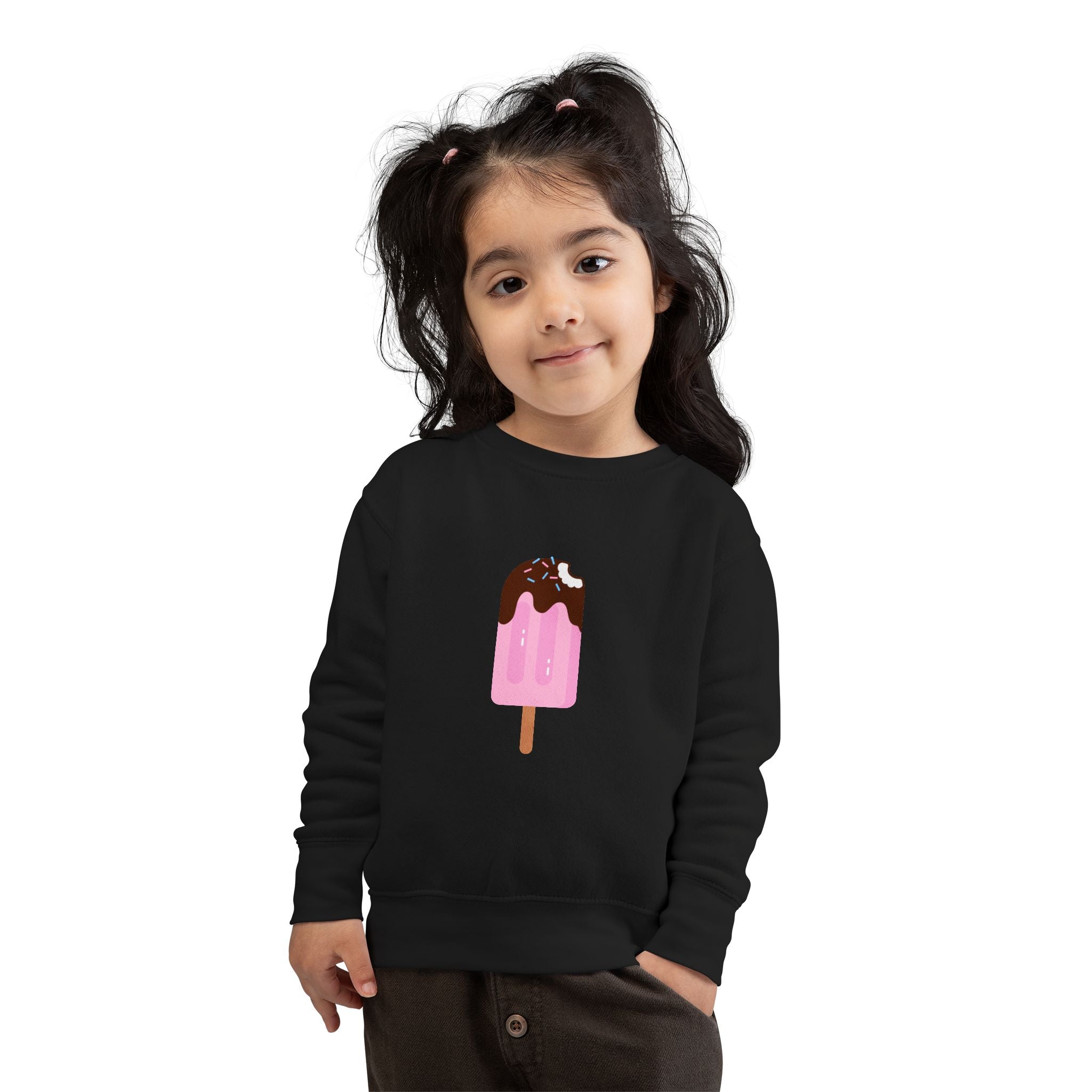 Toddler Sweatshirt Cozy and Durable 60/40 Cotton Polyester Fleece Blend