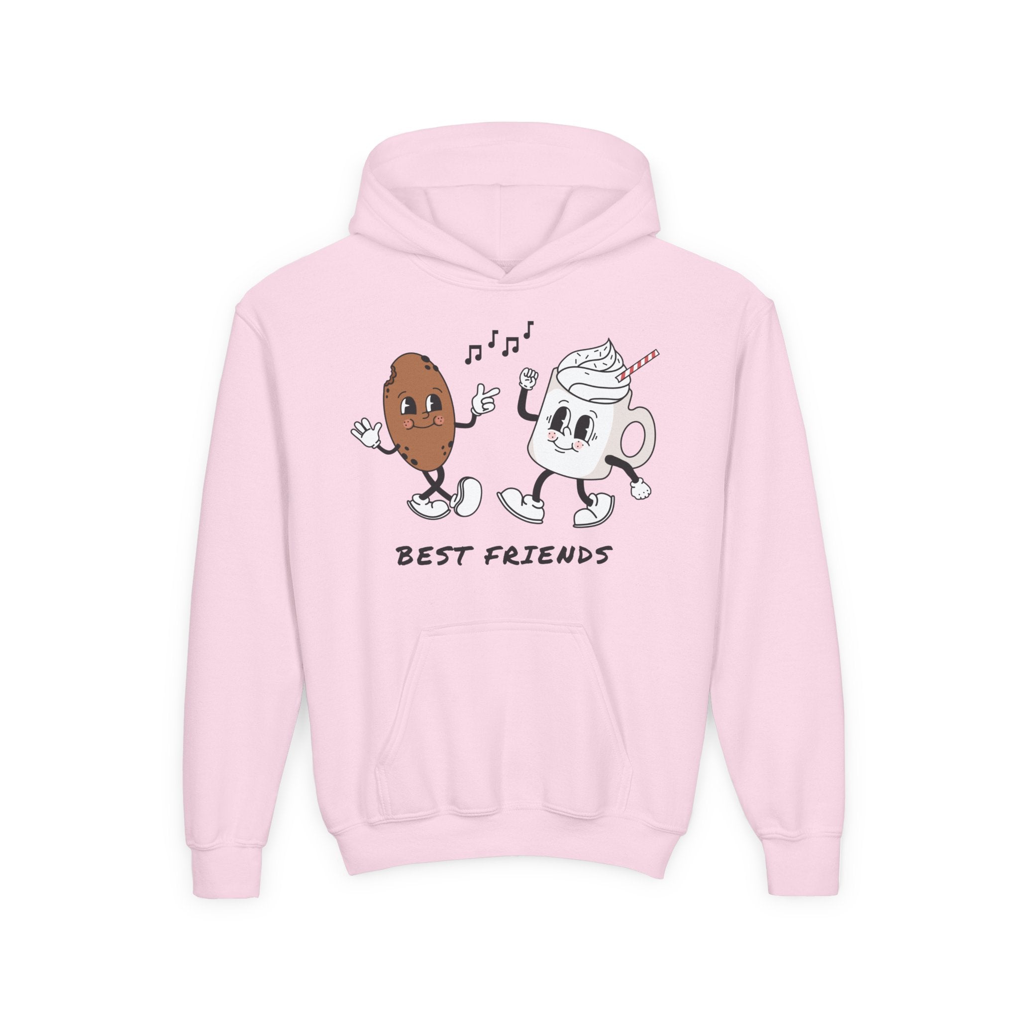 Best Friends Youth Hoodie - Cute Friendship Sweatshirt for Kids, Gift for Besties, Matching Outfit, Cozy Wear for Playdates