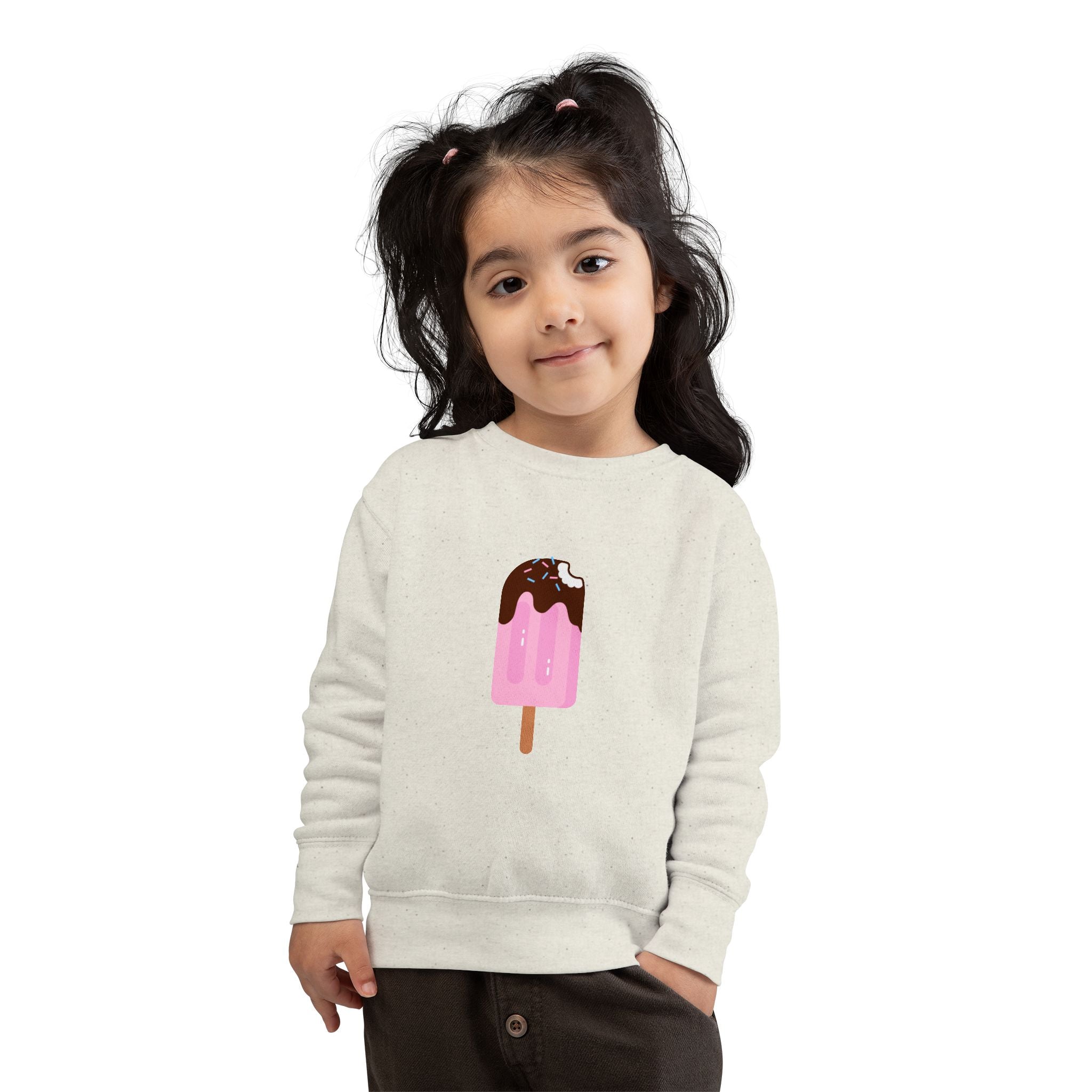 Toddler Sweatshirt Cozy and Durable 60/40 Cotton Polyester Fleece Blend