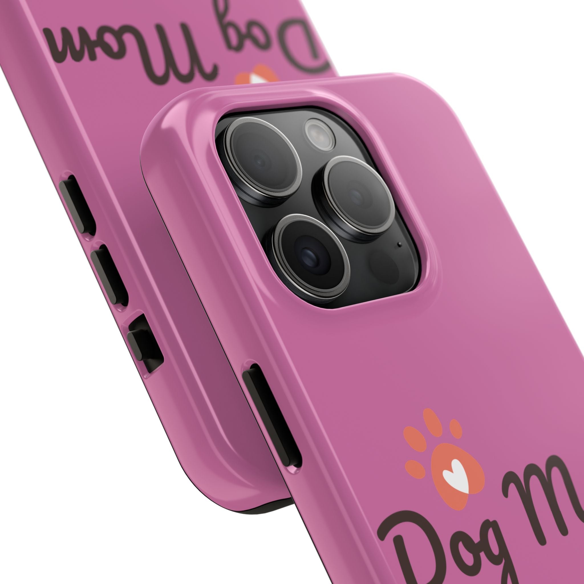 Dog Mom Phone Cases, Protective Cases for Pet Lovers, Gifts for Dog Owners, Cute Pink Cases, Dog Lover Accessories