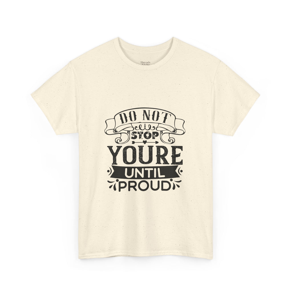 Inspirational Unisex Cotton Tee - Motivational Shirt, Gift for Graduates, Positive Quote Tee, Self-Improvement Apparel, Confidence Booster