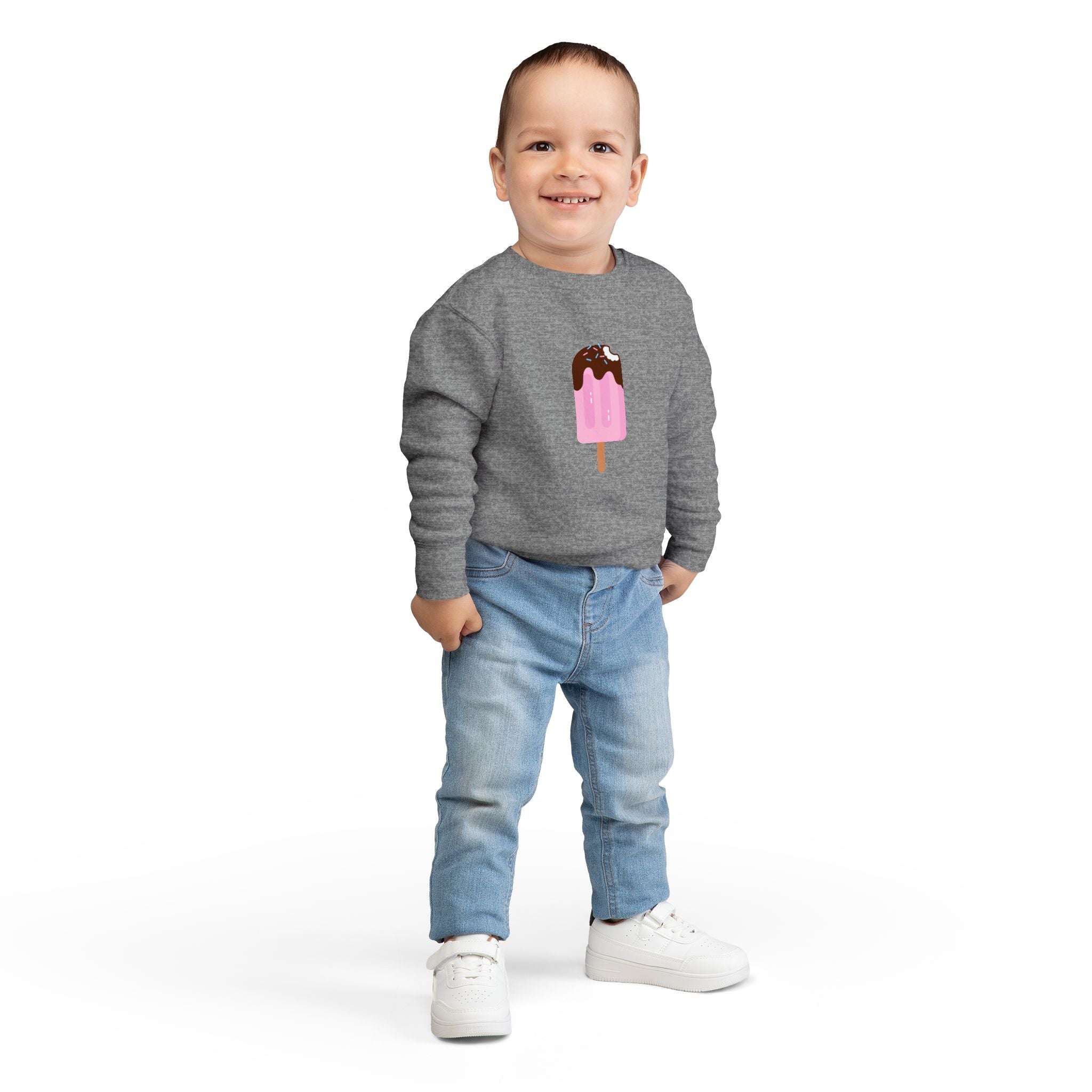 Toddler Sweatshirt Cozy and Durable 60/40 Cotton Polyester Fleece Blend
