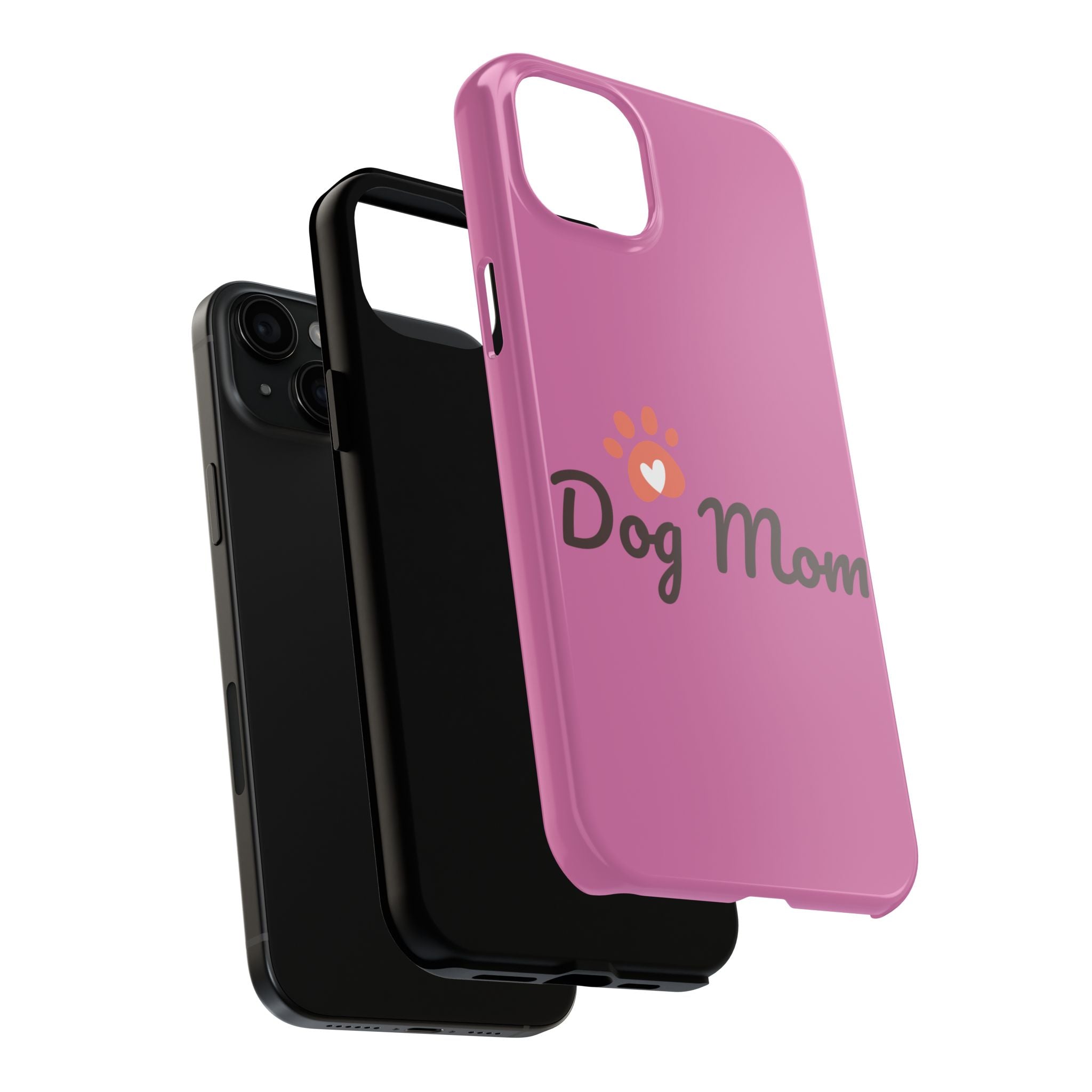 Dog Mom Phone Cases, Protective Cases for Pet Lovers, Gifts for Dog Owners, Cute Pink Cases, Dog Lover Accessories