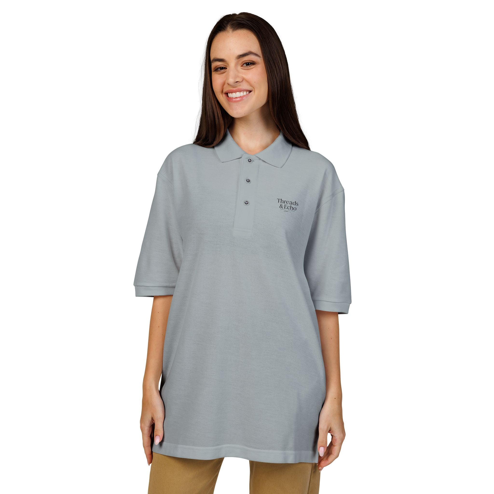 Stylish Unisex Polo Shirt with Custom Embroidery - Casual Wear, Gift for Him/Her, Summer Fashion, Everyday Essentials, Birthday Gift