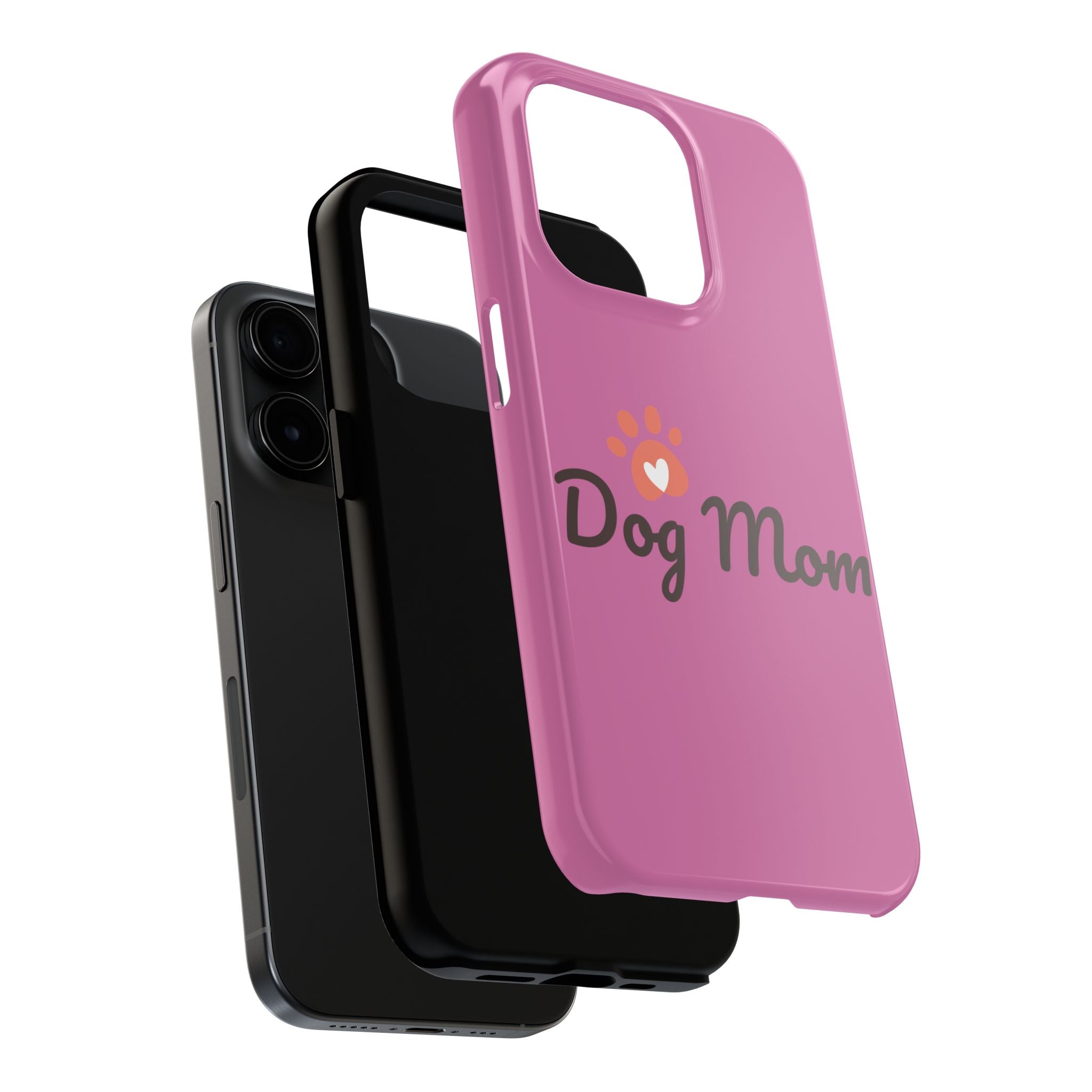 Dog Mom Phone Cases, Protective Cases for Pet Lovers, Gifts for Dog Owners, Cute Pink Cases, Dog Lover Accessories