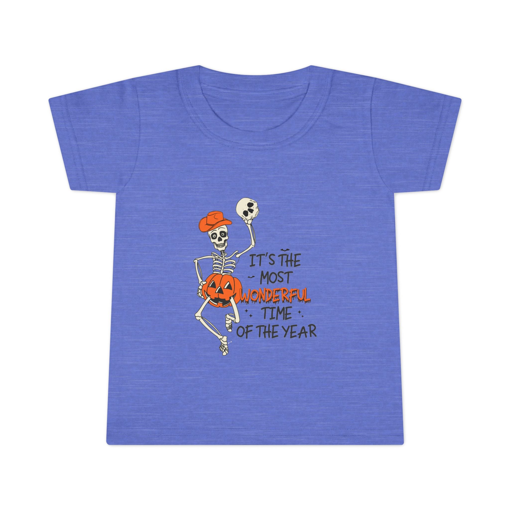 Halloween Skeleton Toddler T-Shirt, Cute Kids Costume Tee, Halloween Party Outfit, Spooky Season Apparel, Trick or Treat Shirt