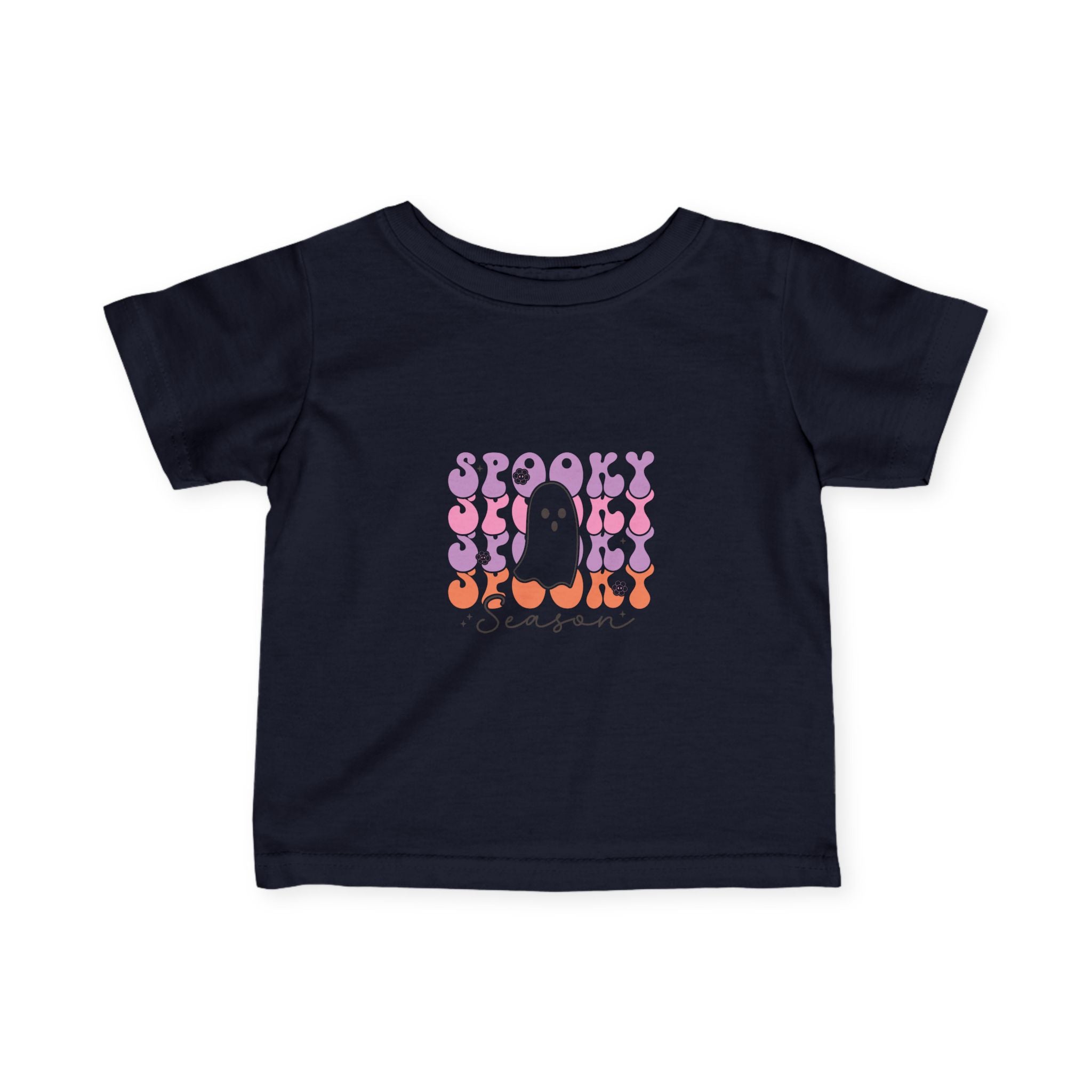 Infant Ghostly Fun Tee, Cute Halloween Baby T-Shirt, Spooky Season Kids Apparel, Toddler Ghost Shirt, Halloween Gift for Baby, Fall Fashion