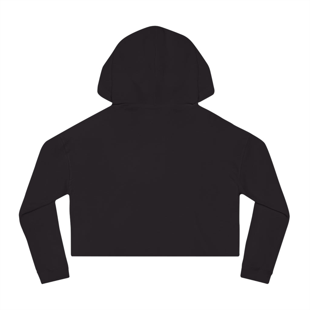 Spooky and Cute Cropped Hoodie, Women's Halloween Fashion, Cozy Sweatshirt, Trendy Fall Apparel, Gift for Her, Casual Style