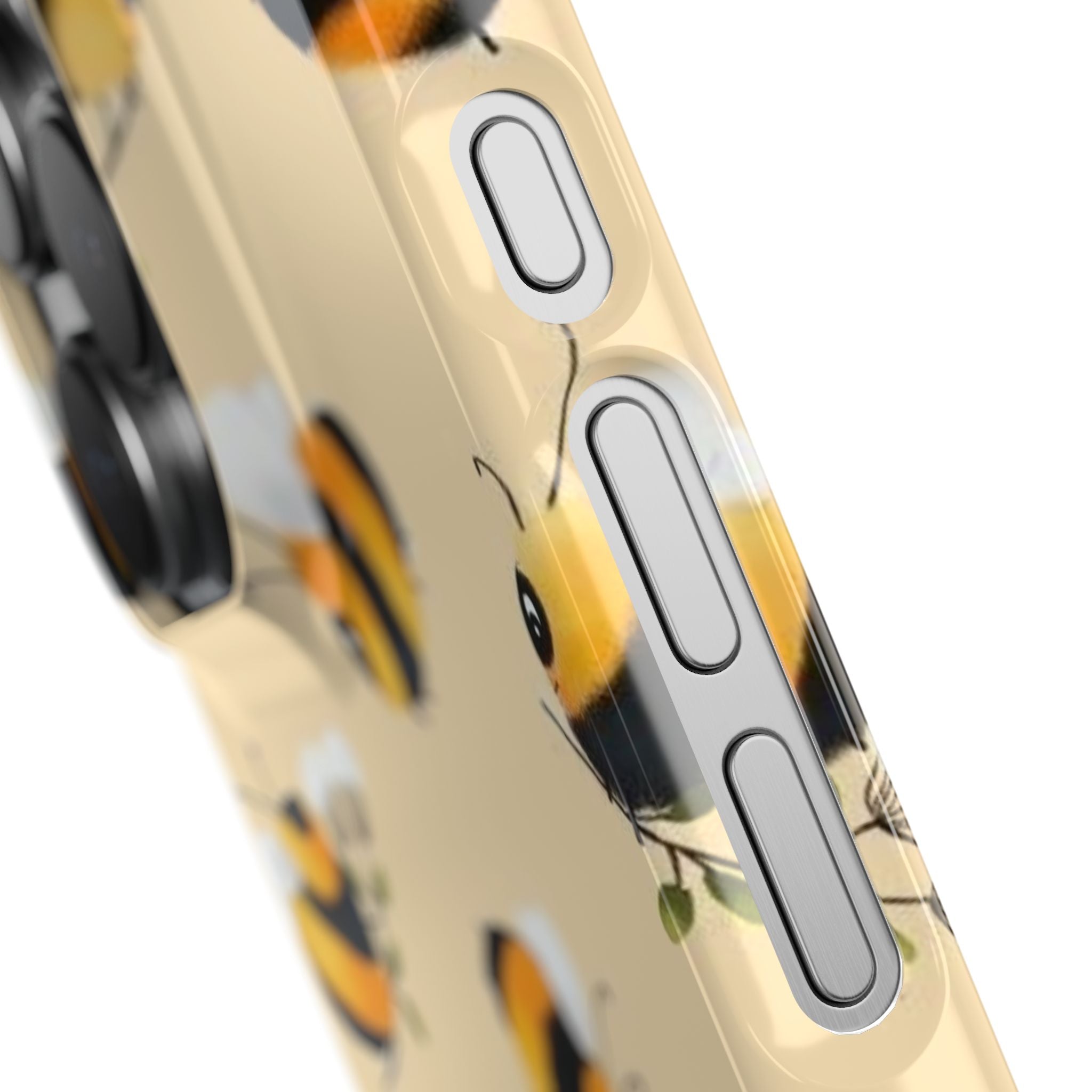 Bee-inspired Slim Phone Cases, Cute Bumblebee Design, Eco-friendly Mobile Covers, Perfect Gift for Nature Lovers