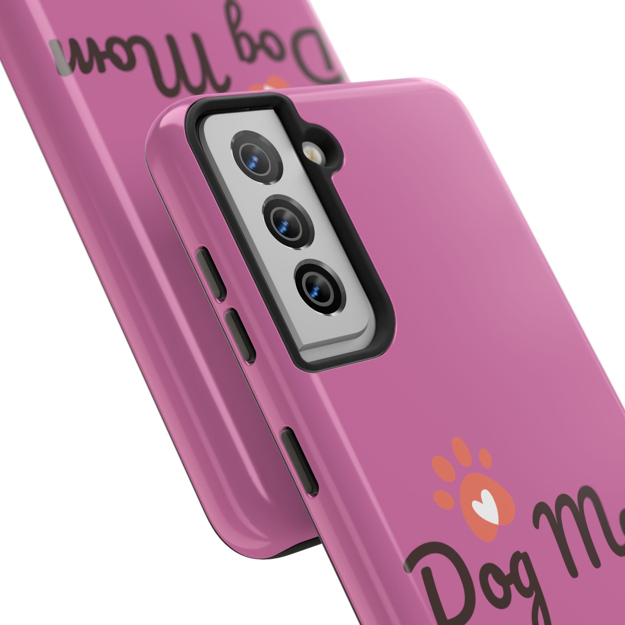 Dog Mom Phone Cases, Protective Cases for Pet Lovers, Gifts for Dog Owners, Cute Pink Cases, Dog Lover Accessories