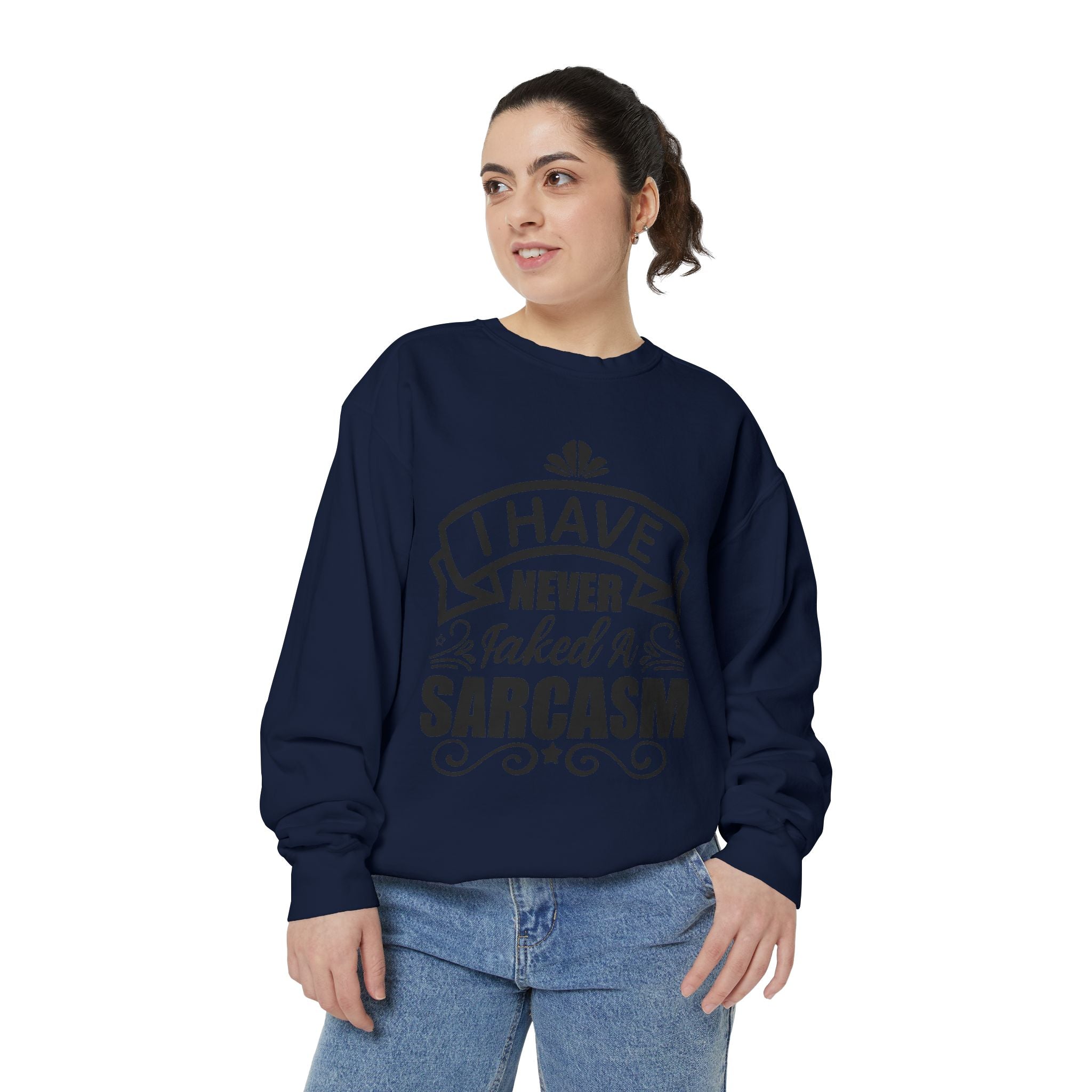 Sarcasm Sweatshirt - Funny Gift for Friends, Unisex Crewneck, Casual Wear, Cozy Style, Humor Apparel