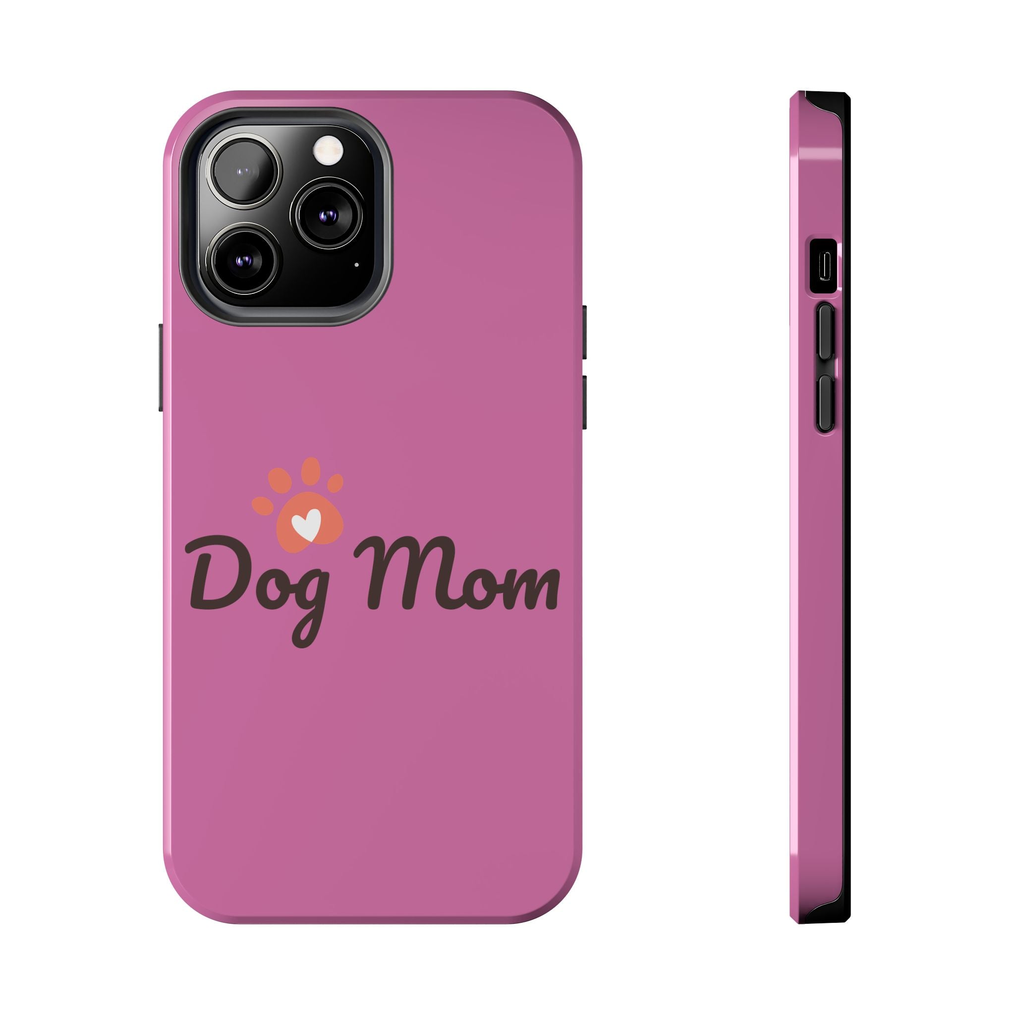 Dog Mom Phone Cases, Protective Cases for Pet Lovers, Gifts for Dog Owners, Cute Pink Cases, Dog Lover Accessories