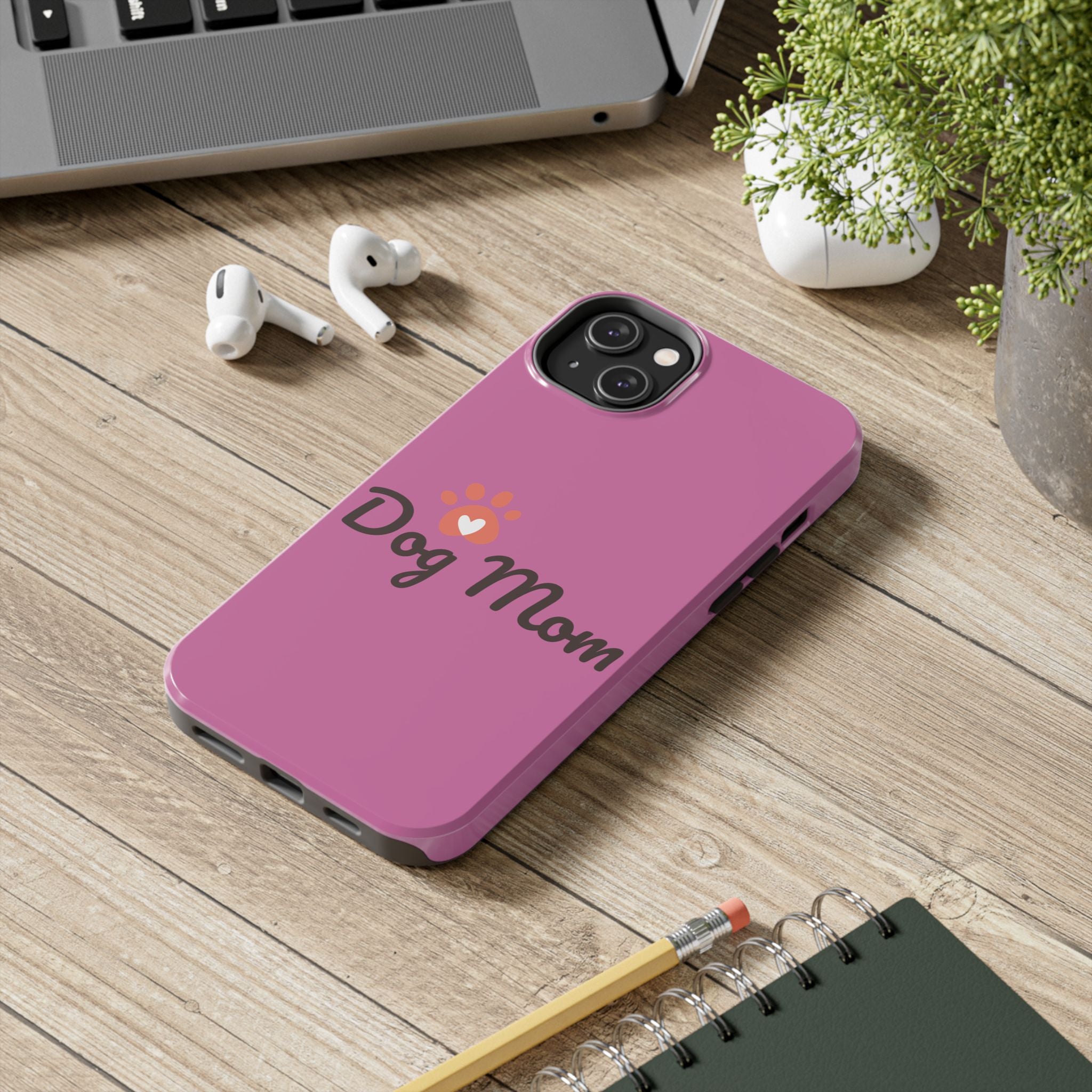 Dog Mom Phone Cases, Protective Cases for Pet Lovers, Gifts for Dog Owners, Cute Pink Cases, Dog Lover Accessories