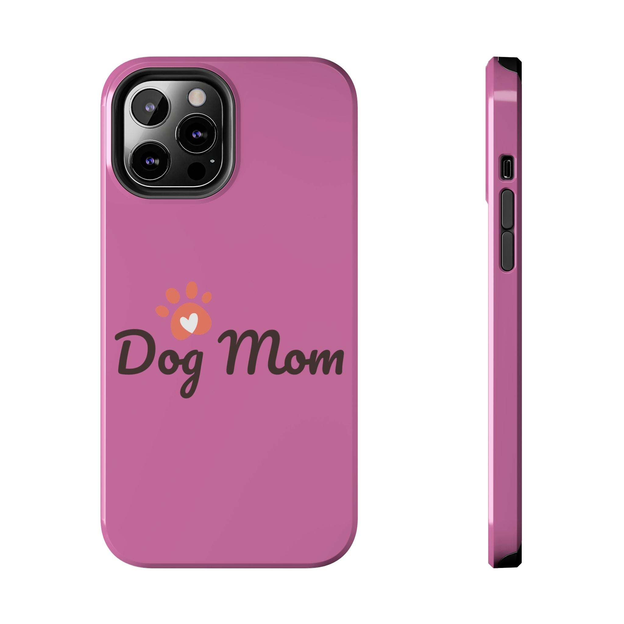 Dog Mom Phone Cases, Protective Cases for Pet Lovers, Gifts for Dog Owners, Cute Pink Cases, Dog Lover Accessories