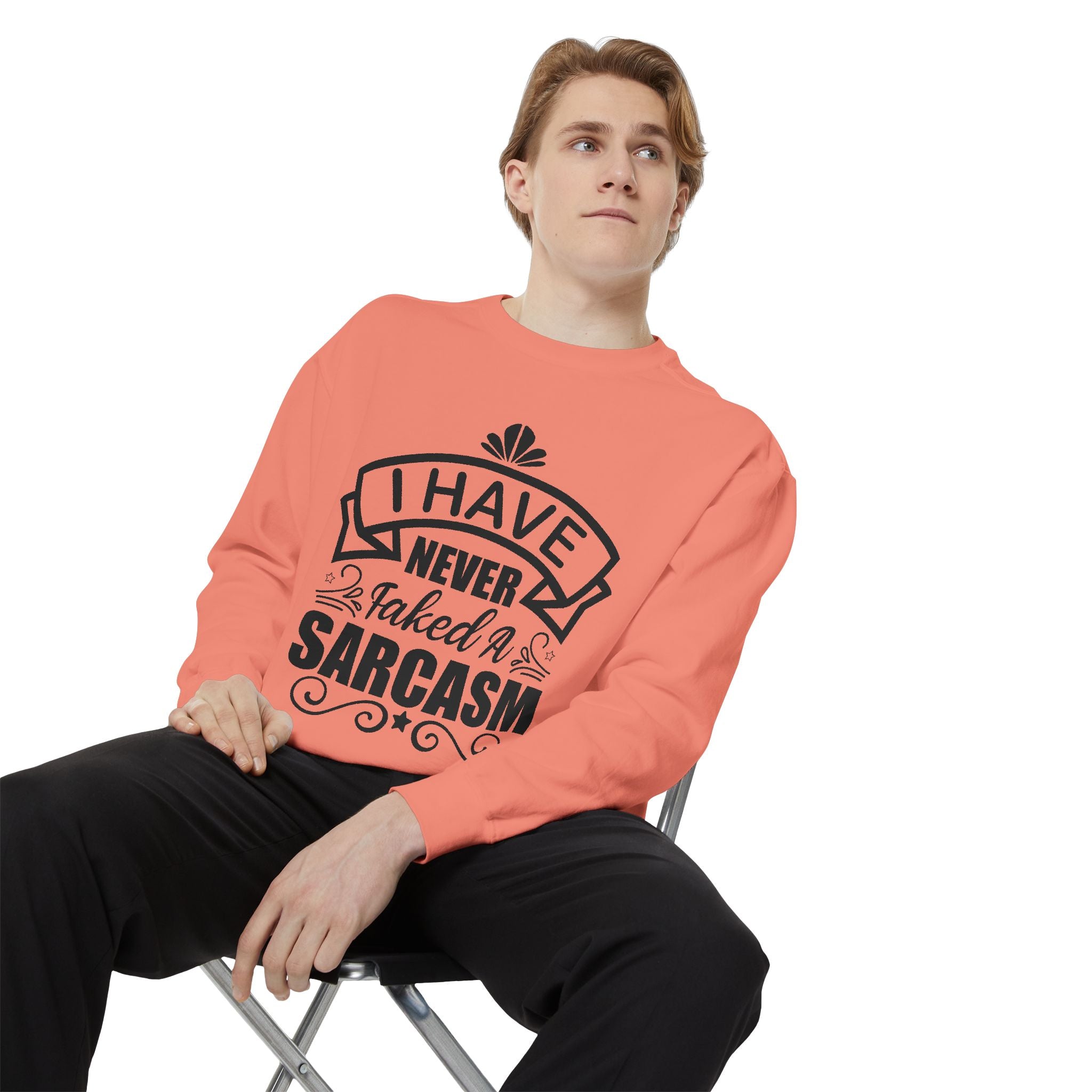 Sarcasm Sweatshirt - Funny Gift for Friends, Unisex Crewneck, Casual Wear, Cozy Style, Humor Apparel