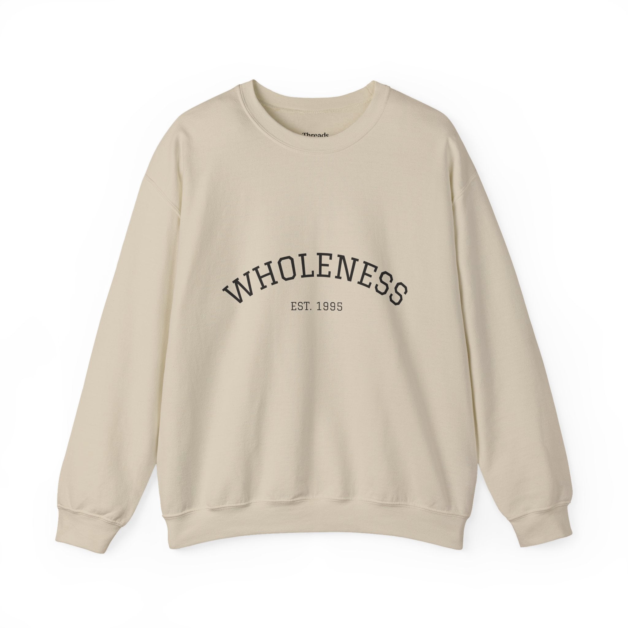 Wholeness Crewneck Sweatshirt, Cozy Unisex Sweater, Gift for Mindfulness Lovers, Year-Round Comfort, Perfect for Casual Outings, Lounge Wear