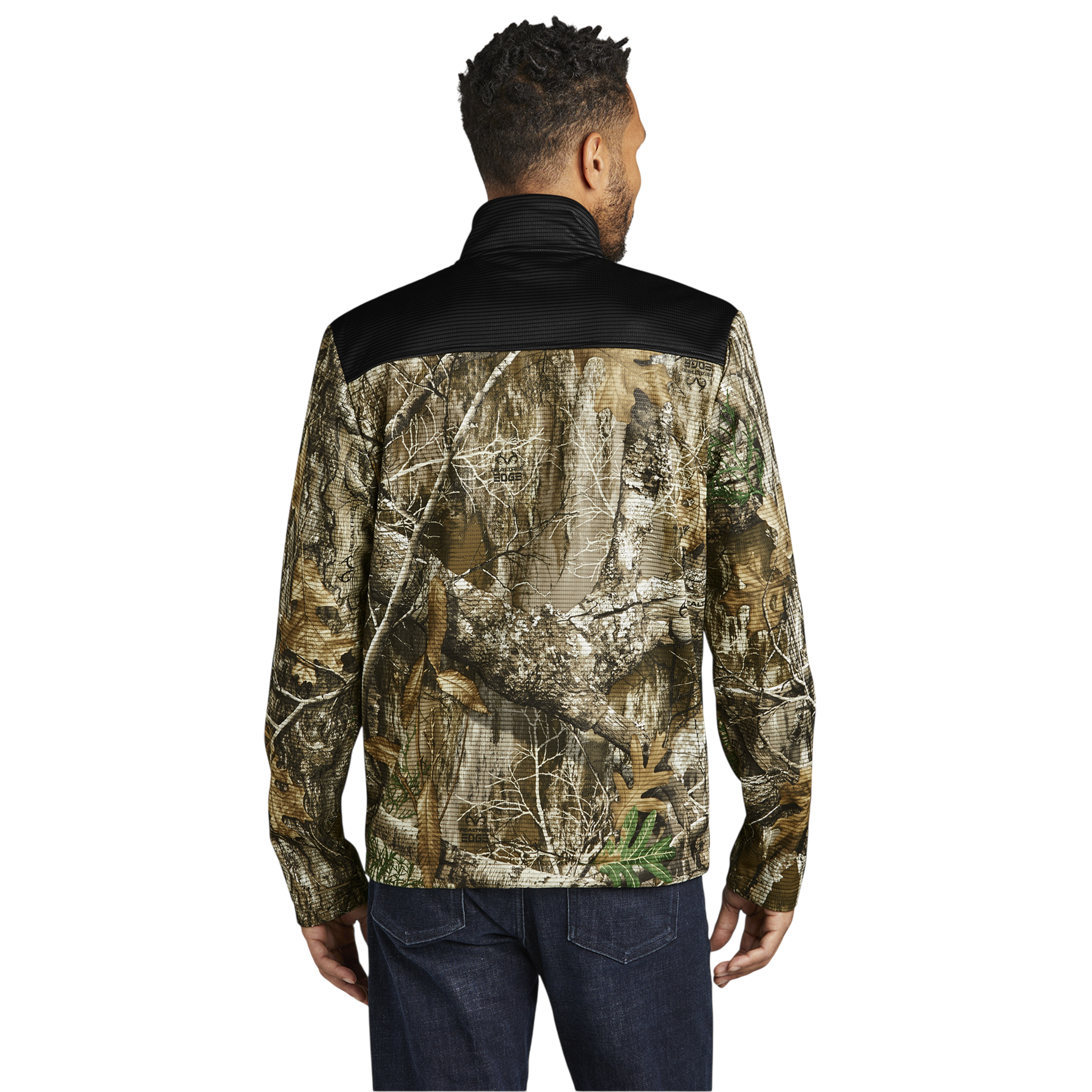 Custom Realtree® Colorblock Soft Shell Jacket, Outdoor Gear, Hunting Apparel, Embroidered Jacket, Gift for Him, Casual Outerwear