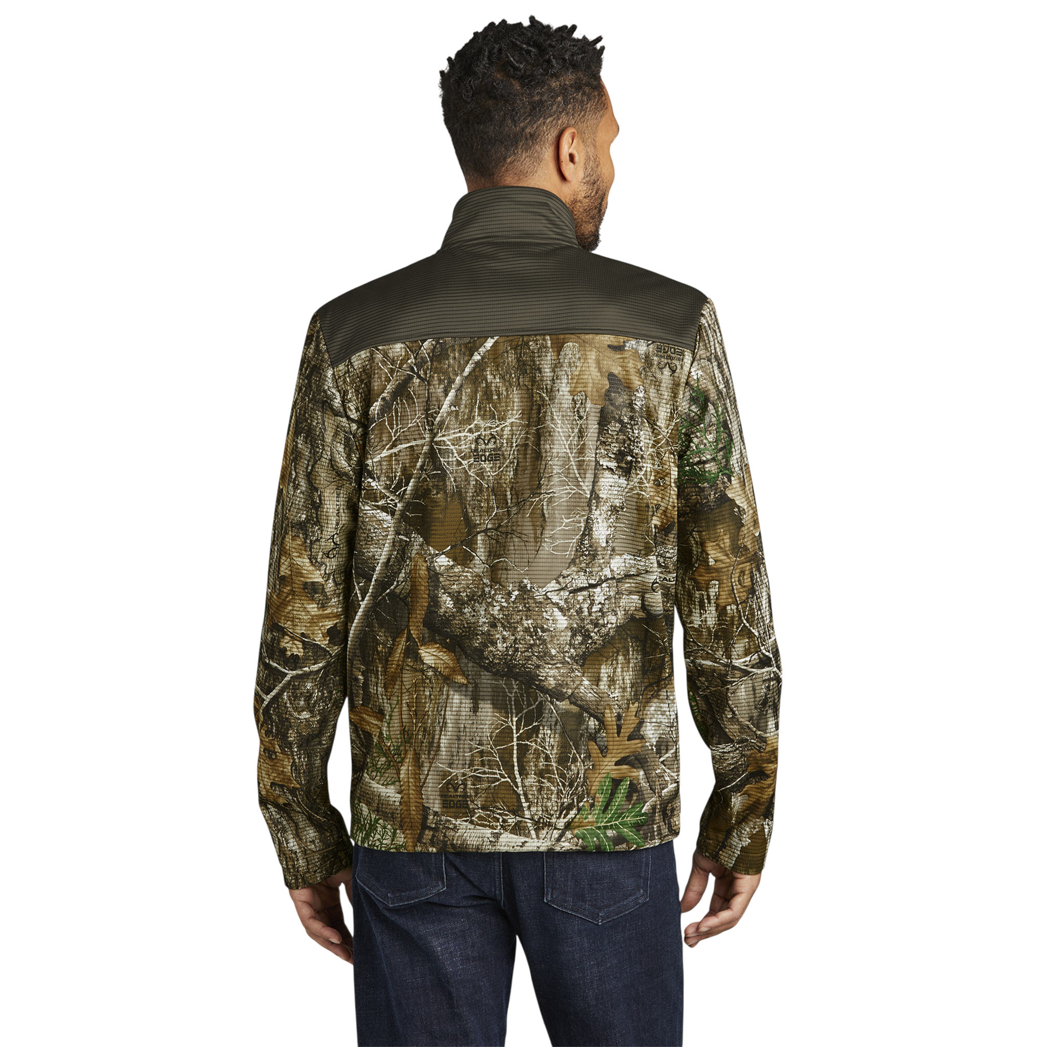 Custom Realtree® Colorblock Soft Shell Jacket, Outdoor Gear, Hunting Apparel, Embroidered Jacket, Gift for Him, Casual Outerwear