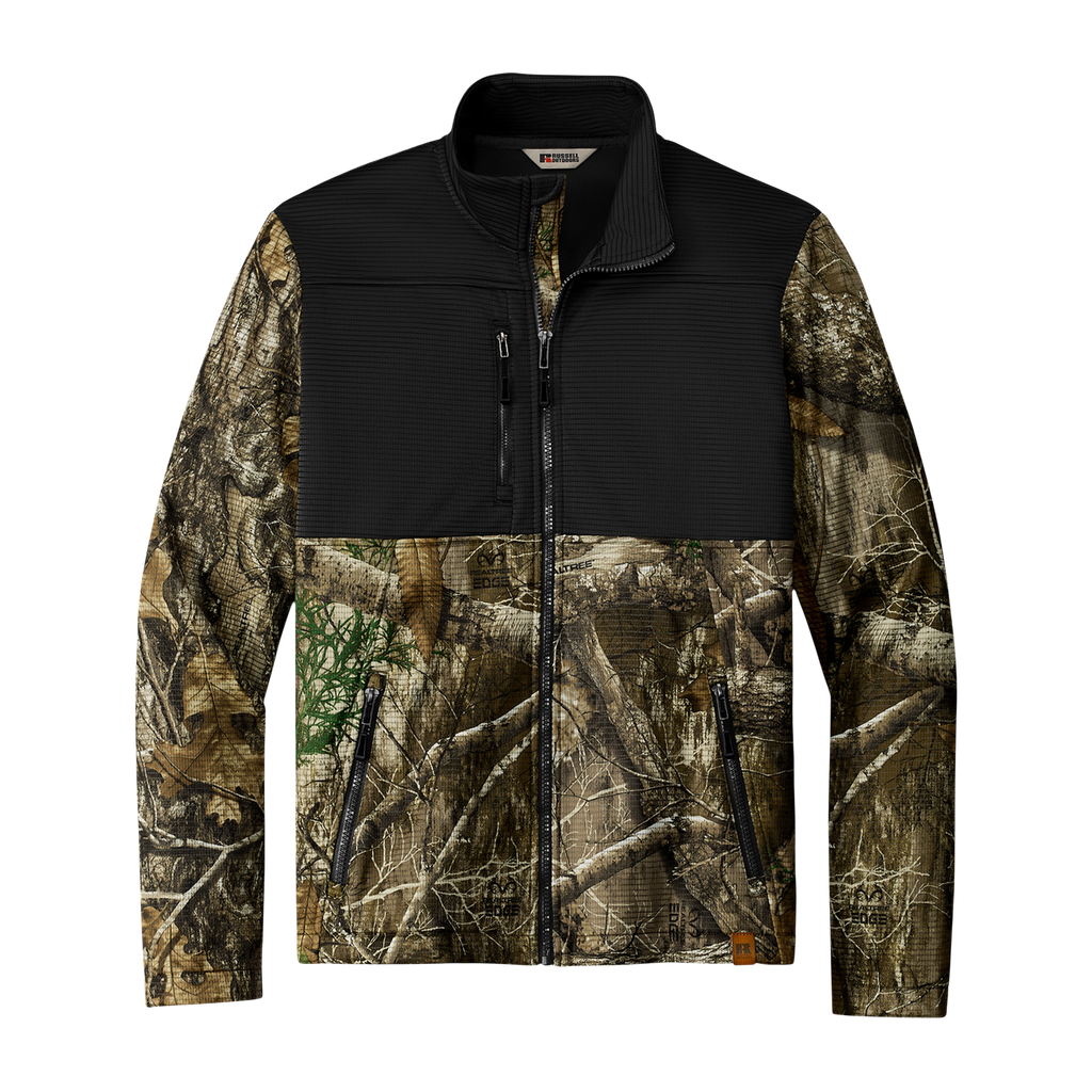 Custom Realtree® Colorblock Soft Shell Jacket, Outdoor Gear, Hunting Apparel, Embroidered Jacket, Gift for Him, Casual Outerwear