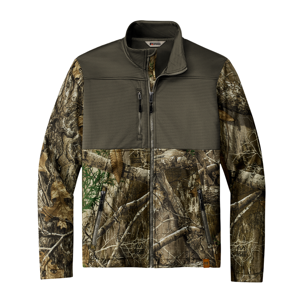 Custom Realtree® Colorblock Soft Shell Jacket, Outdoor Gear, Hunting Apparel, Embroidered Jacket, Gift for Him, Casual Outerwear