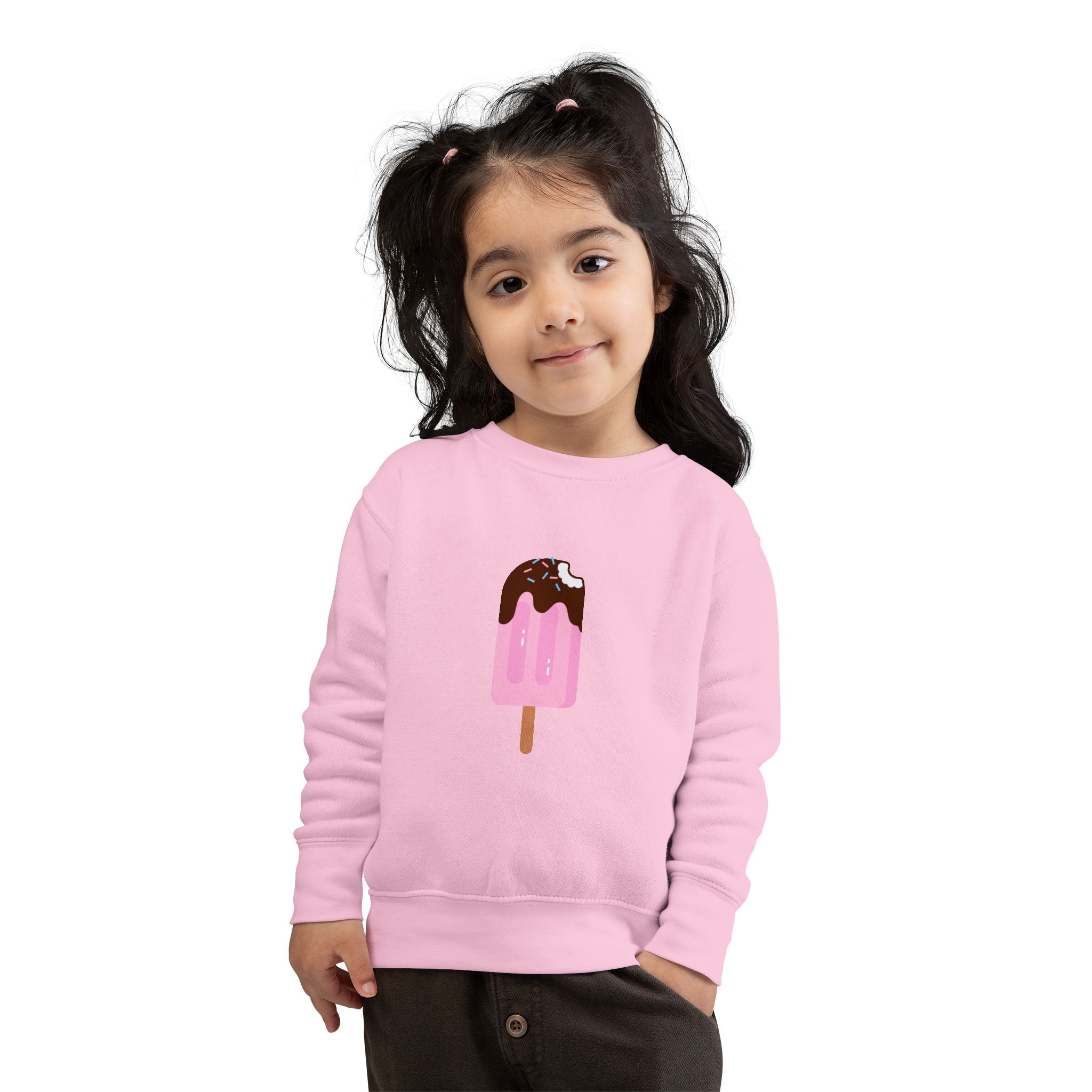 Toddler Sweatshirt Cozy and Durable 60/40 Cotton Polyester Fleece Blend