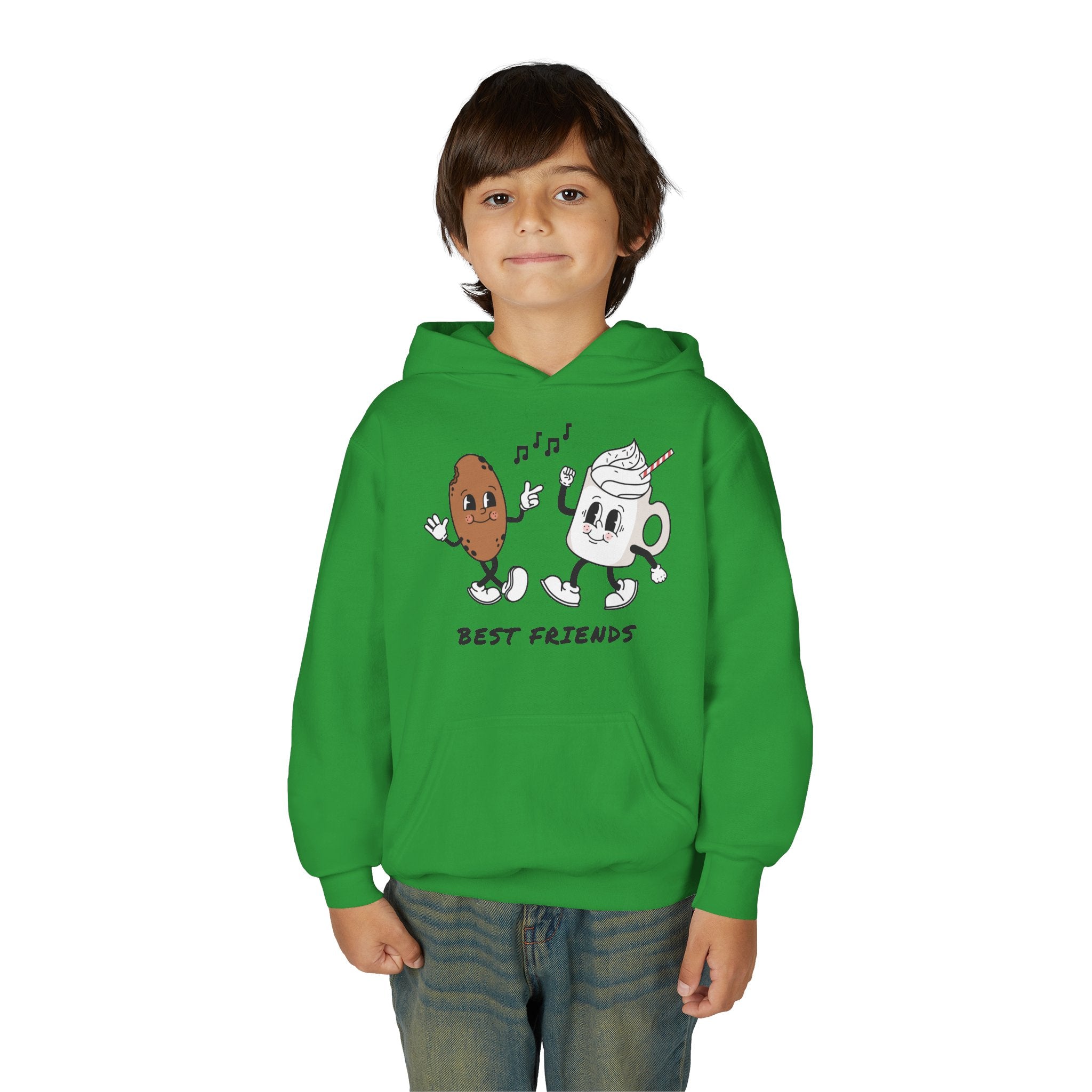 Best Friends Youth Hoodie - Cute Friendship Sweatshirt for Kids, Gift for Besties, Matching Outfit, Cozy Wear for Playdates
