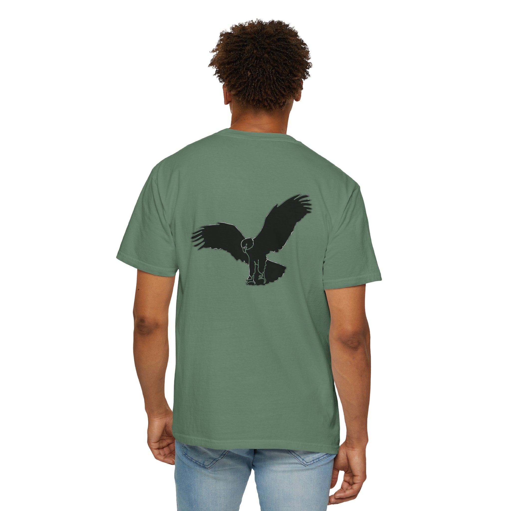 Flying Hawk Graphic Tee - Perfect for Nature Lovers, Outdoor Adventures, Casual Wear, Gift for Bird Enthusiasts, Eco-Friendly Fashion