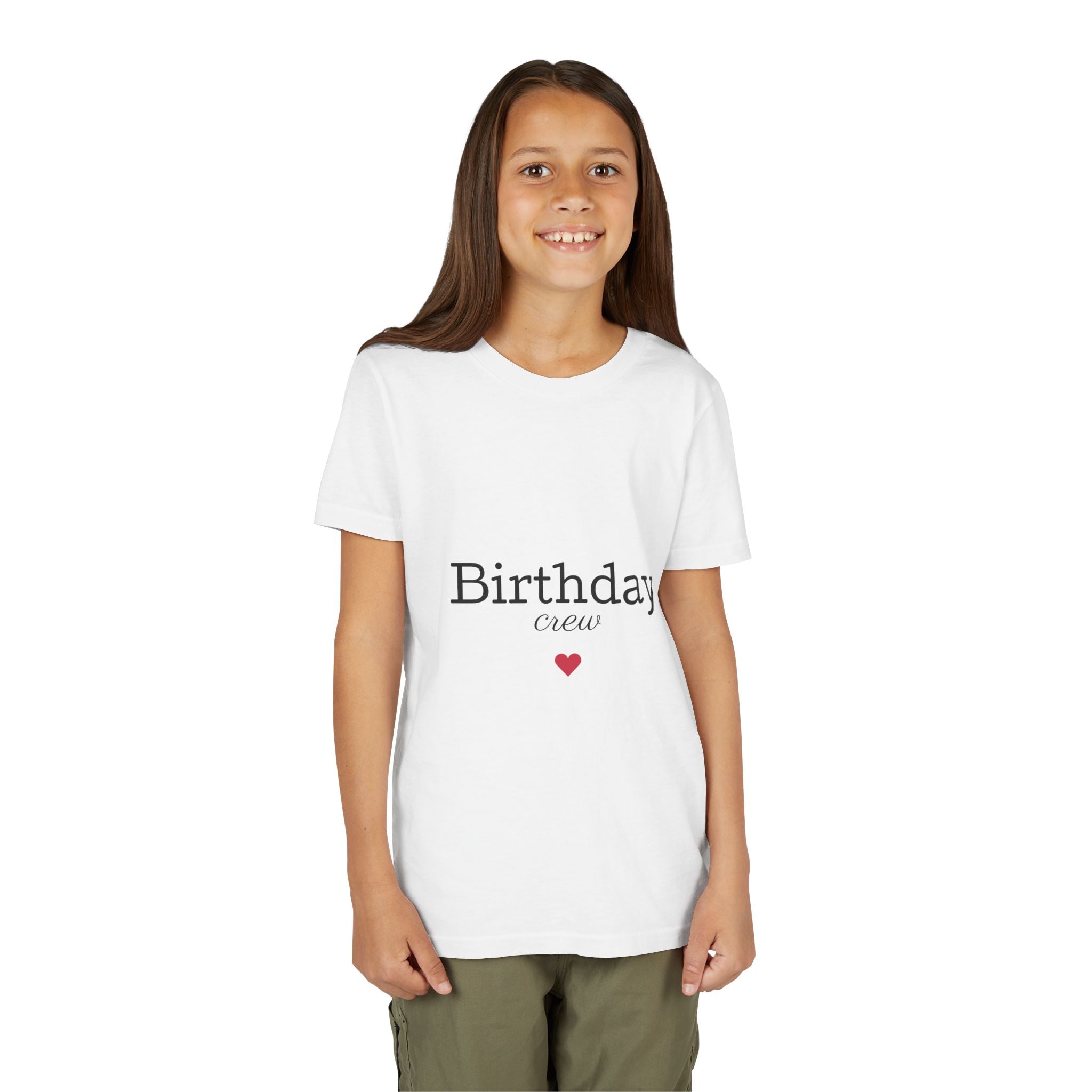 Birthday Crew Youth Tee, Fun Birthday Gift, Kids Party Shirt, Celebration Apparel, Birthday Celebration Clothing