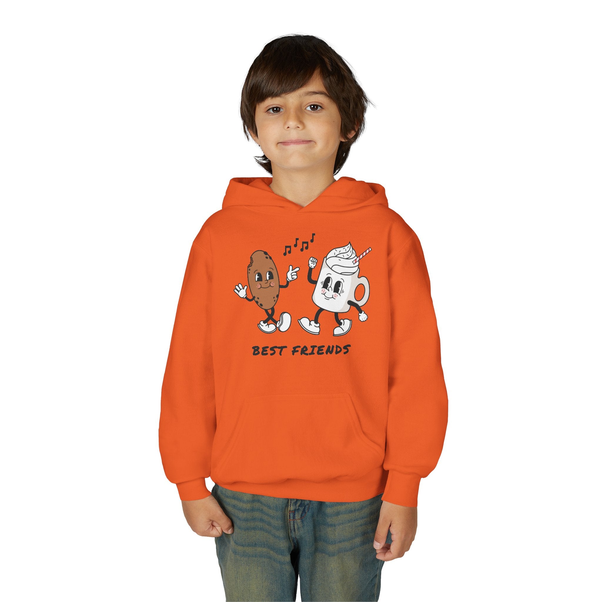Best Friends Youth Hoodie - Cute Friendship Sweatshirt for Kids, Gift for Besties, Matching Outfit, Cozy Wear for Playdates