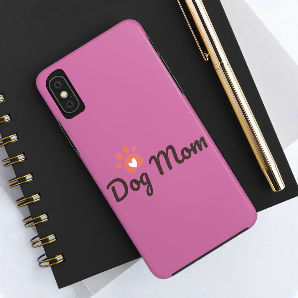 Dog Mom Phone Cases, Protective Cases for Pet Lovers, Gifts for Dog Owners, Cute Pink Cases, Dog Lover Accessories
