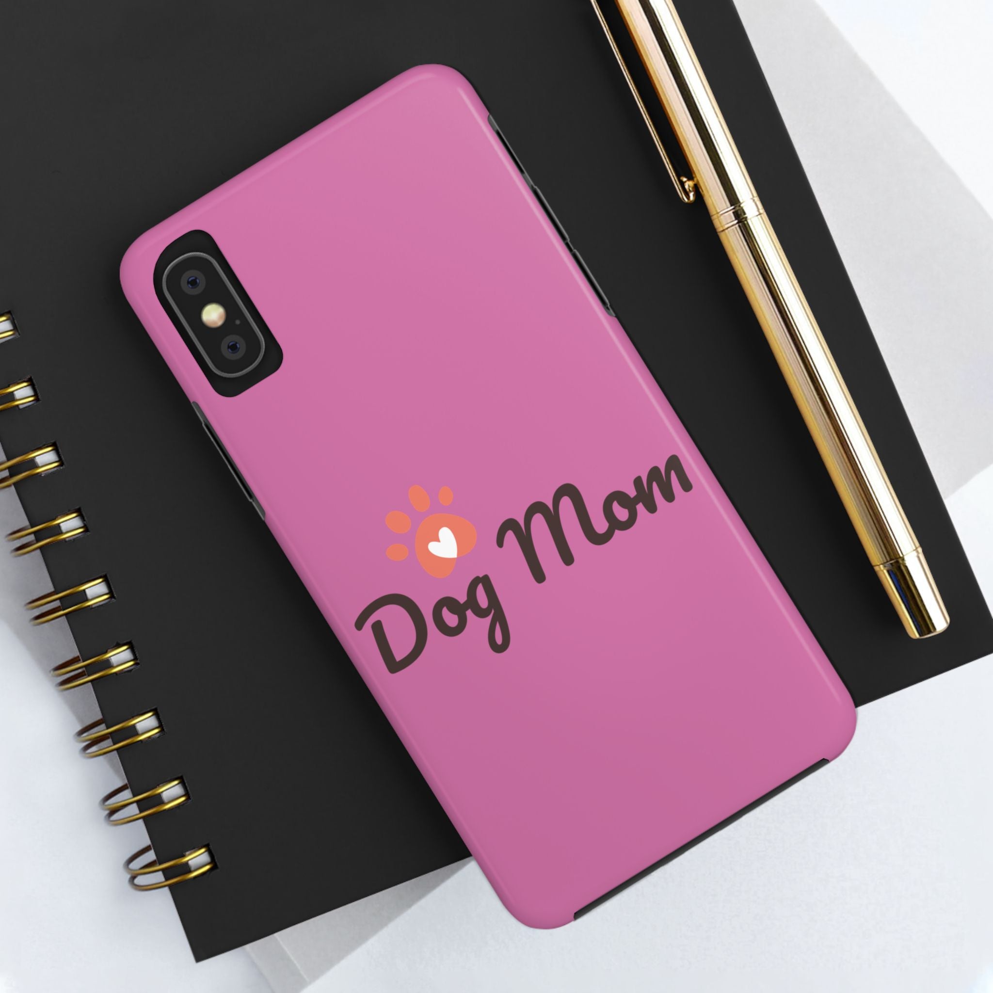 Dog Mom Phone Cases, Protective Cases for Pet Lovers, Gifts for Dog Owners, Cute Pink Cases, Dog Lover Accessories