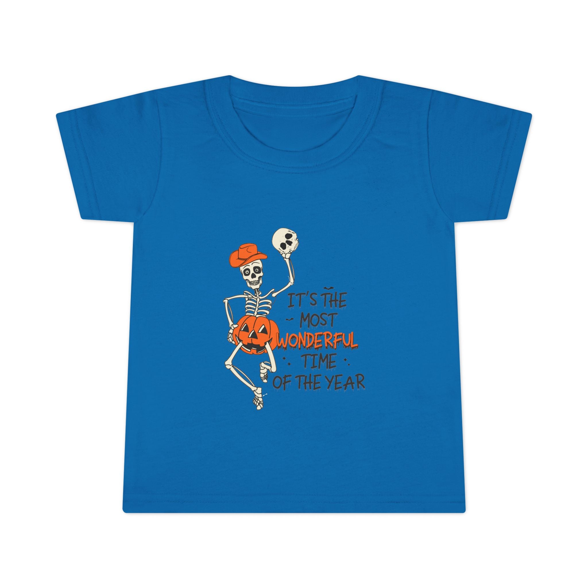 Halloween Skeleton Toddler T-Shirt, Cute Kids Costume Tee, Halloween Party Outfit, Spooky Season Apparel, Trick or Treat Shirt
